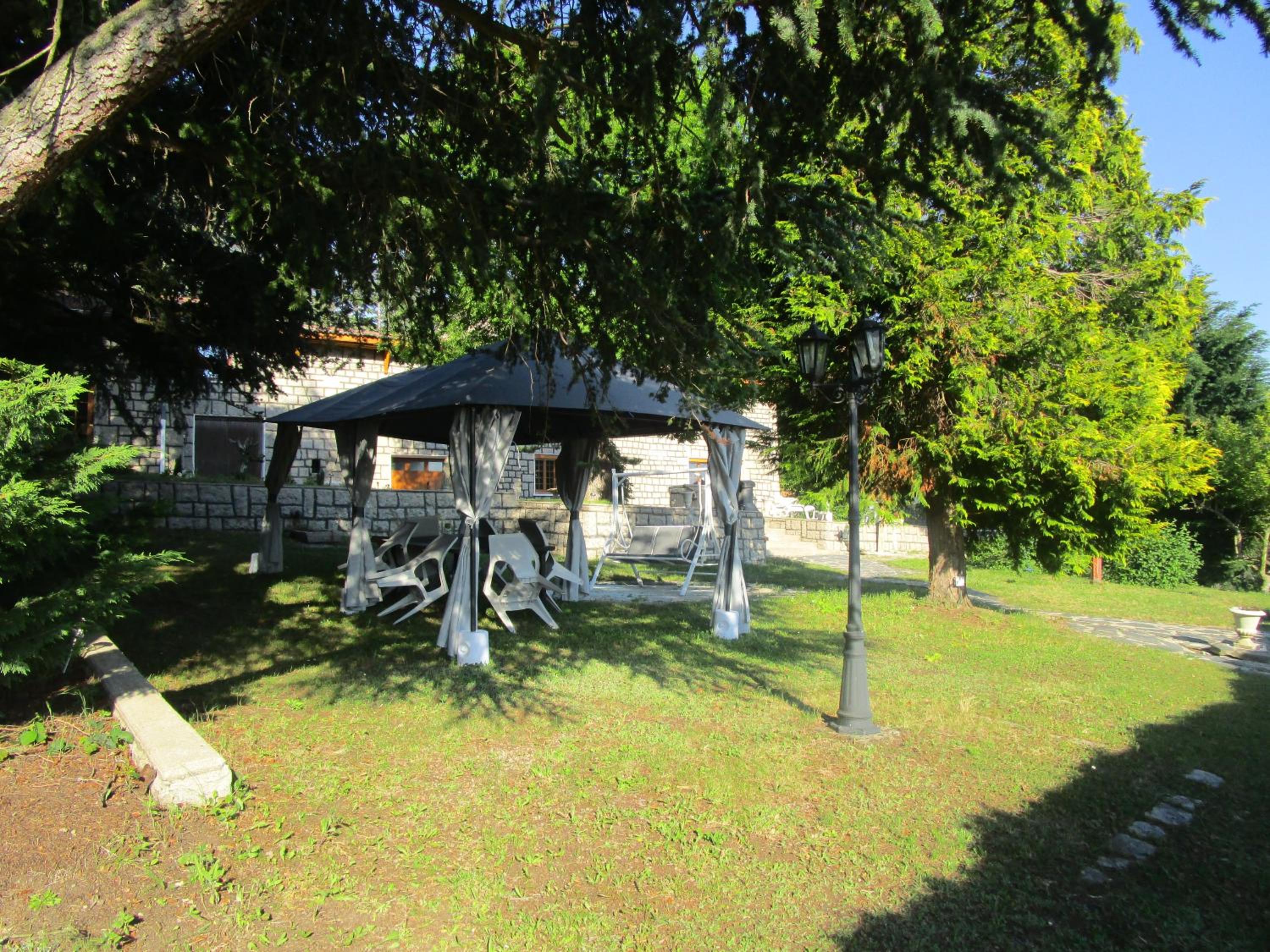 outdoor BBQ area