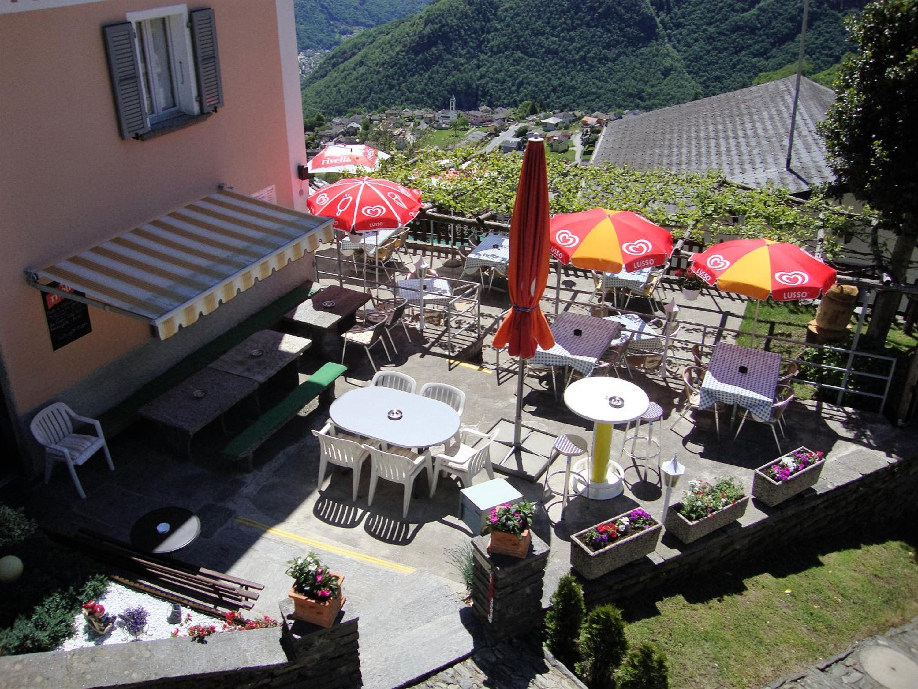 outdoor BBQ area