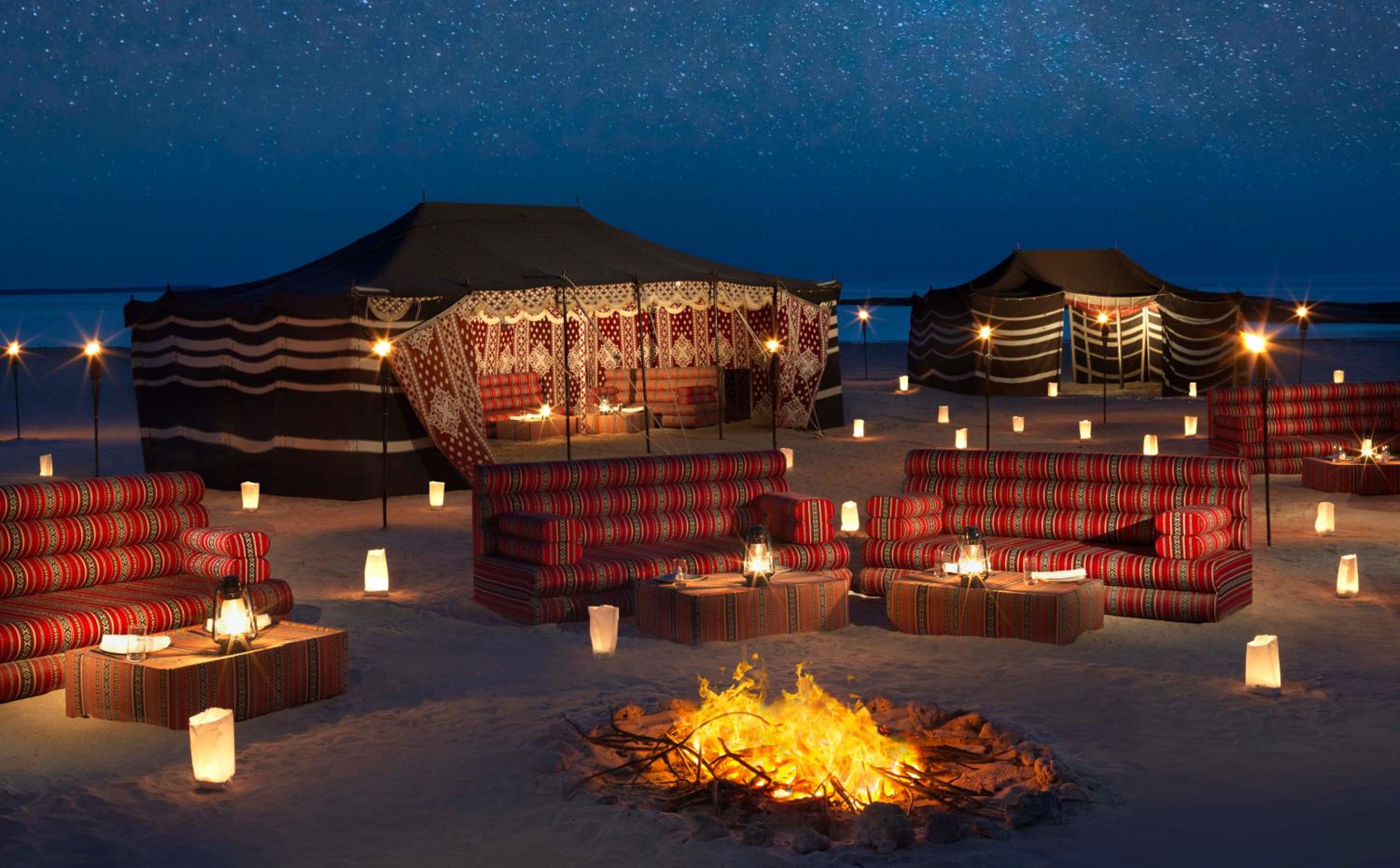 outdoor BBQ area