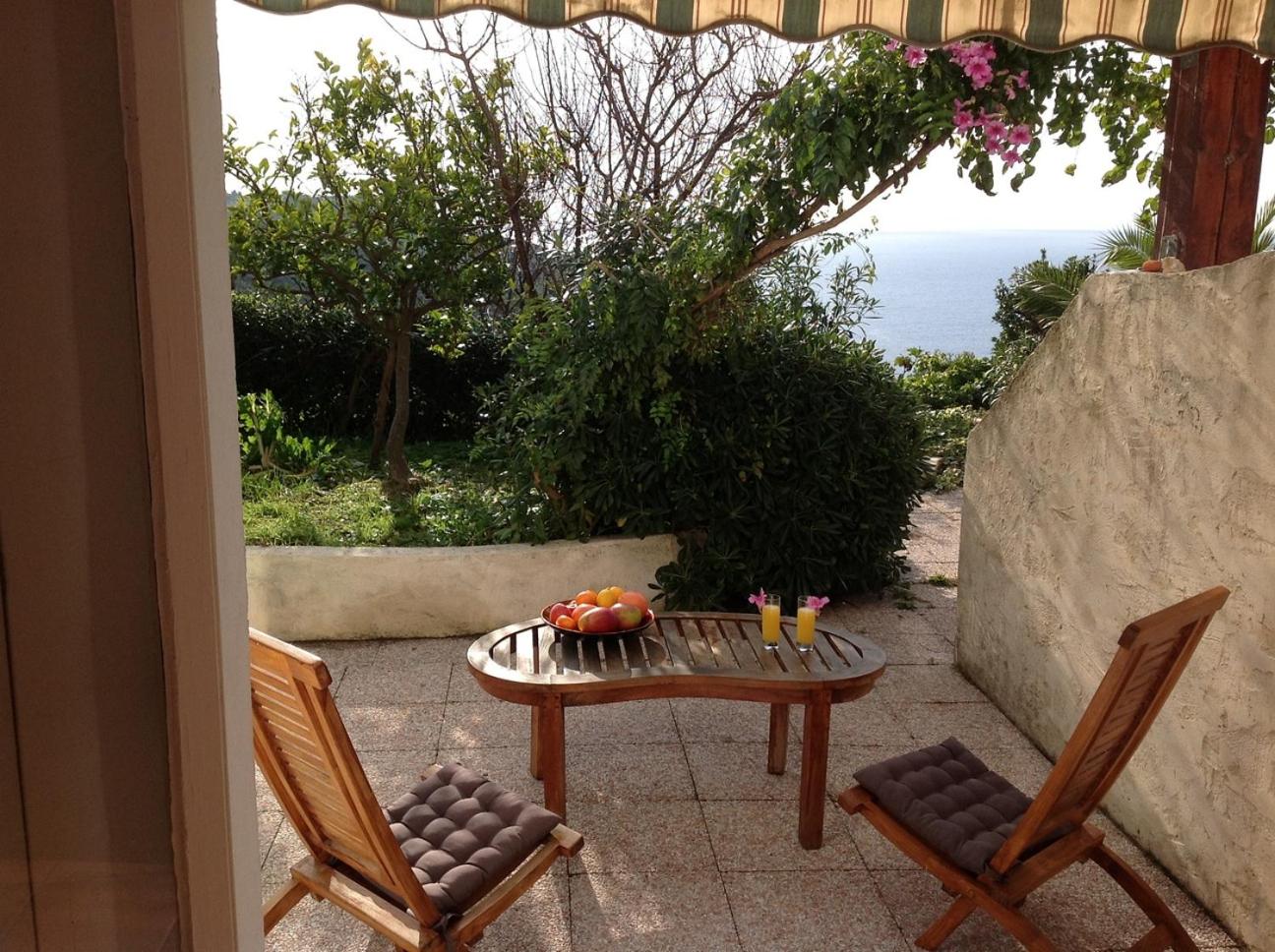 outdoor BBQ area