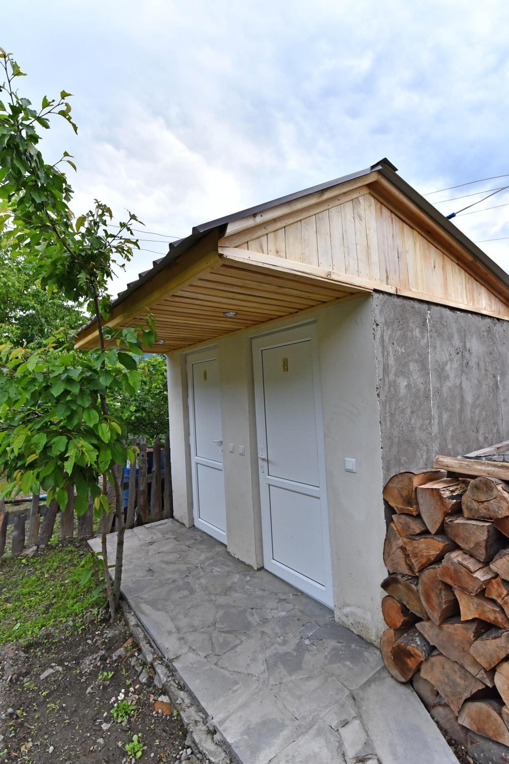 outdoor BBQ area