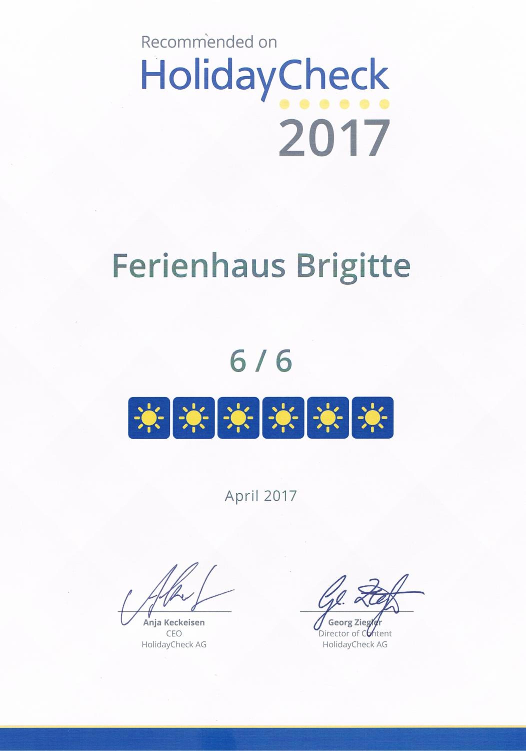 Ferienhaus Brigitte