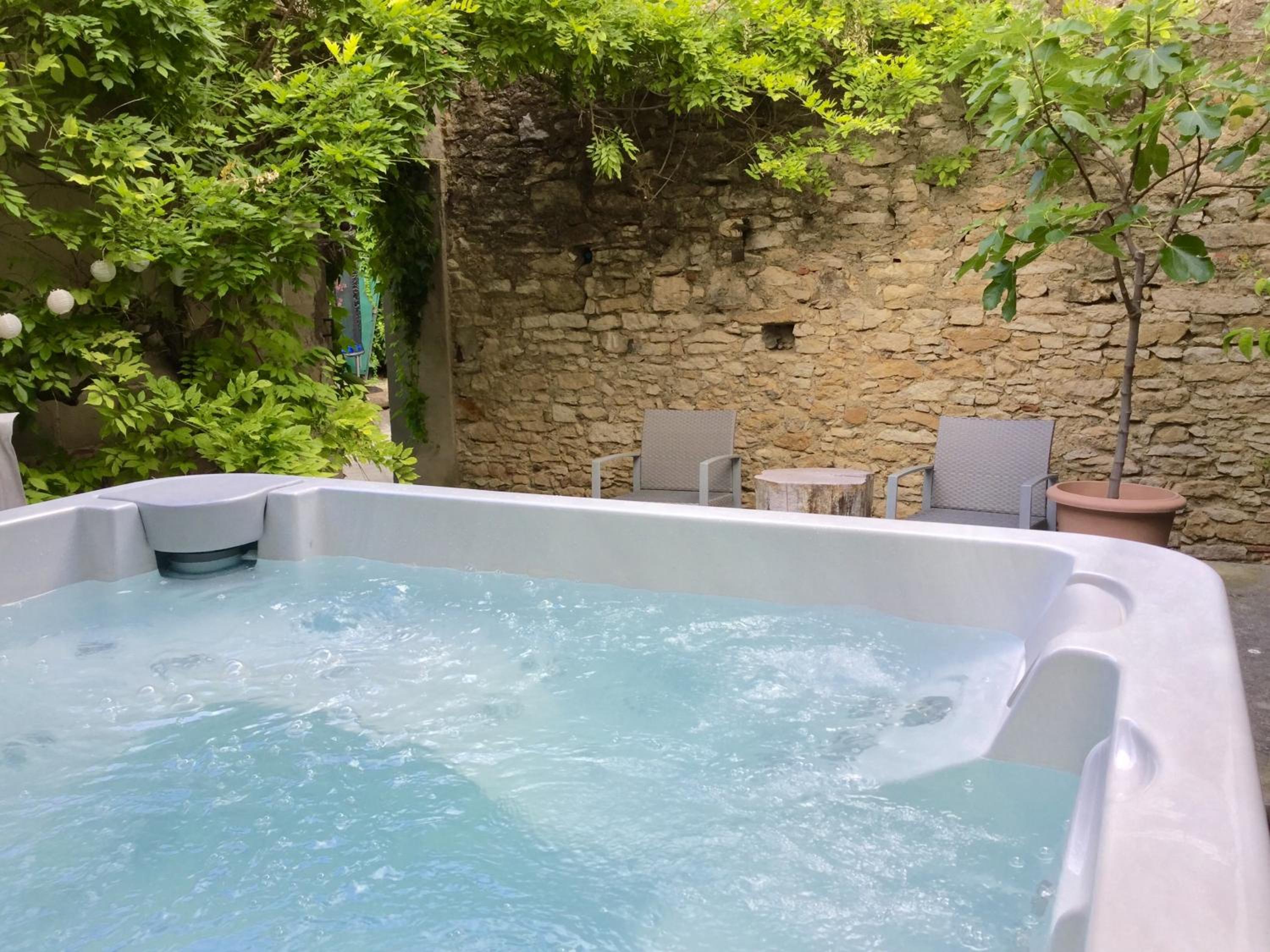 Maison de maître à BRAM # Jacuzzi view 2