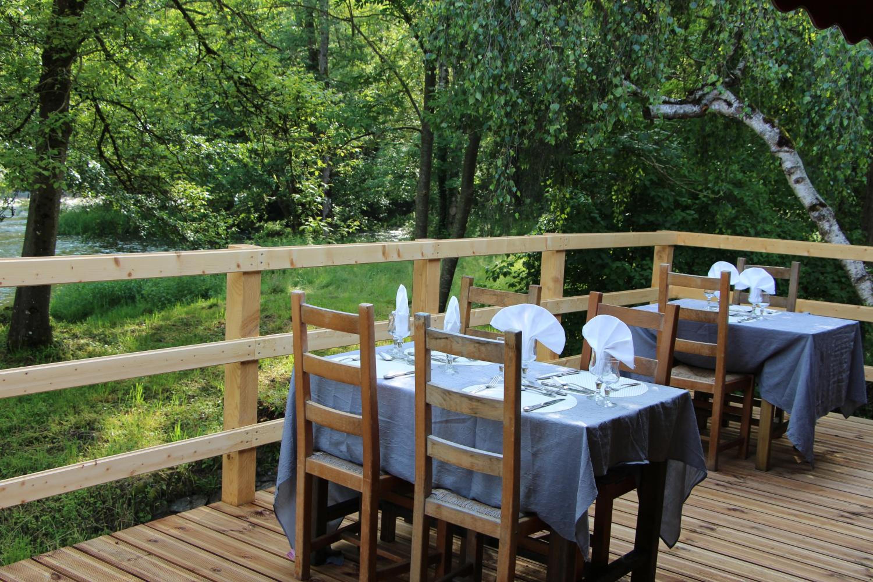 outdoor BBQ area