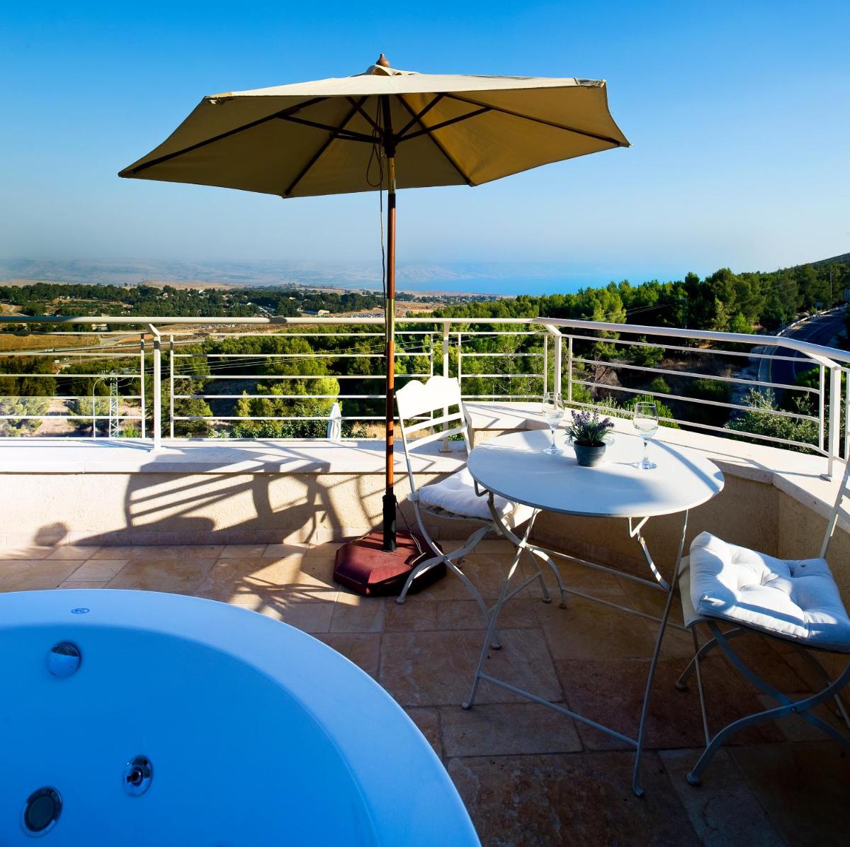 outdoor BBQ area