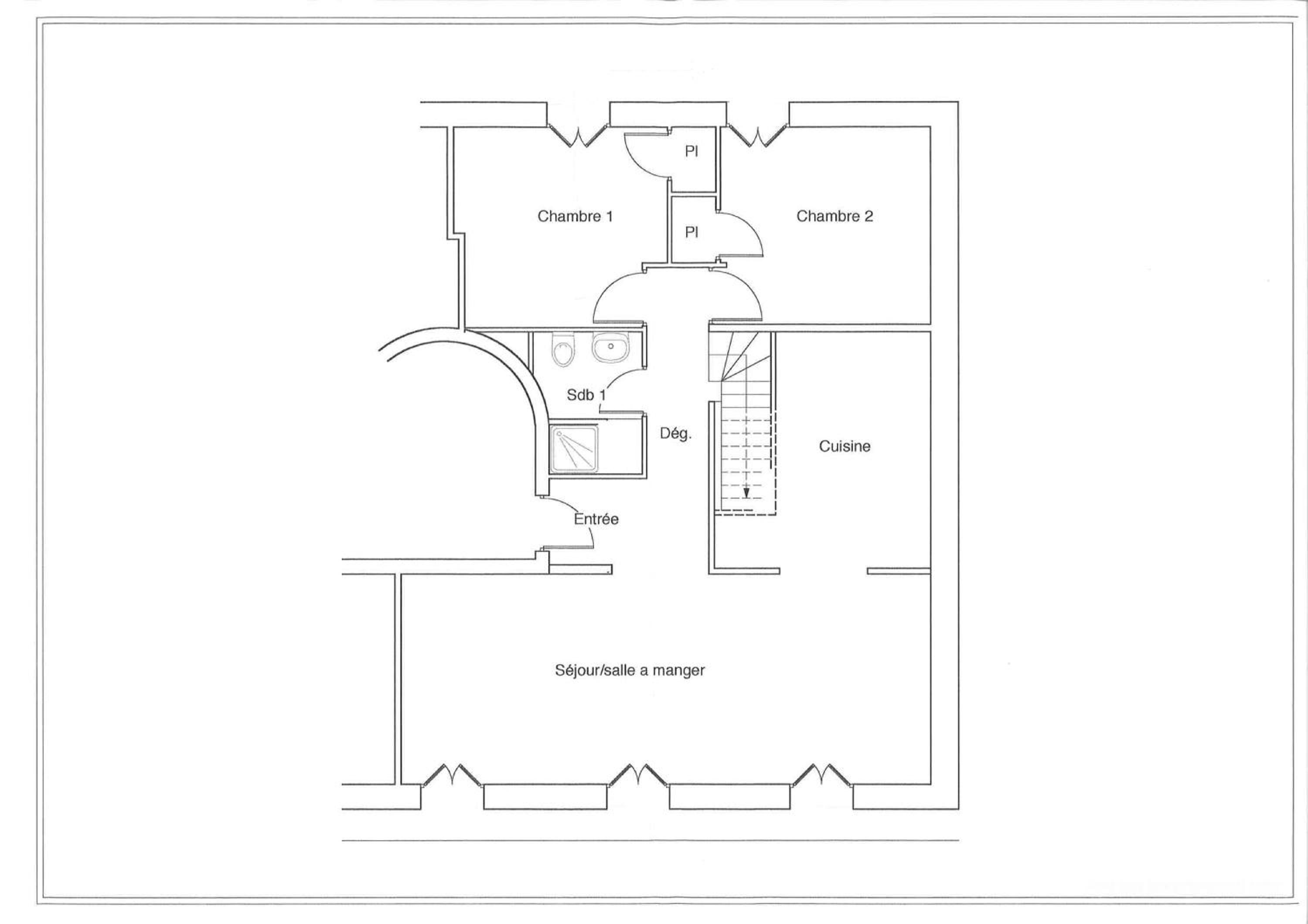 Duplex 120m2 Central Comédie Corum Climatisation Parking