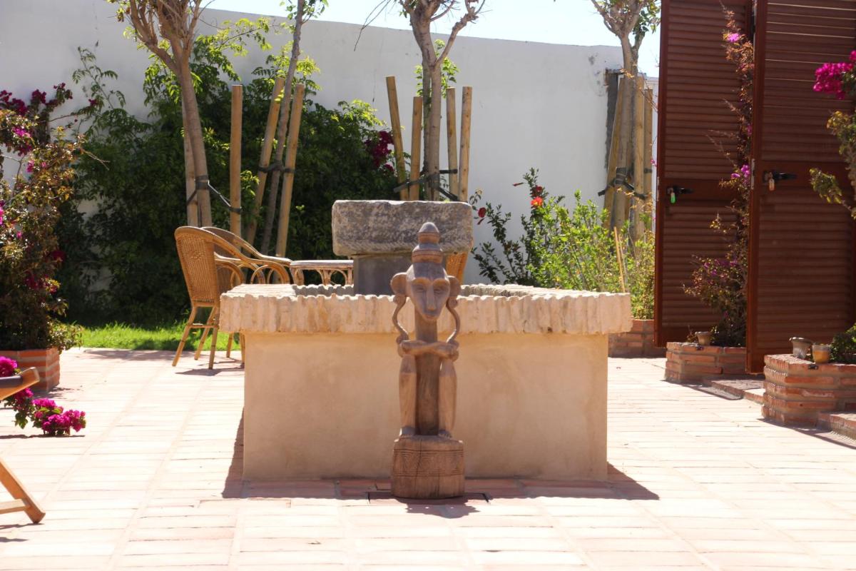 outdoor BBQ area