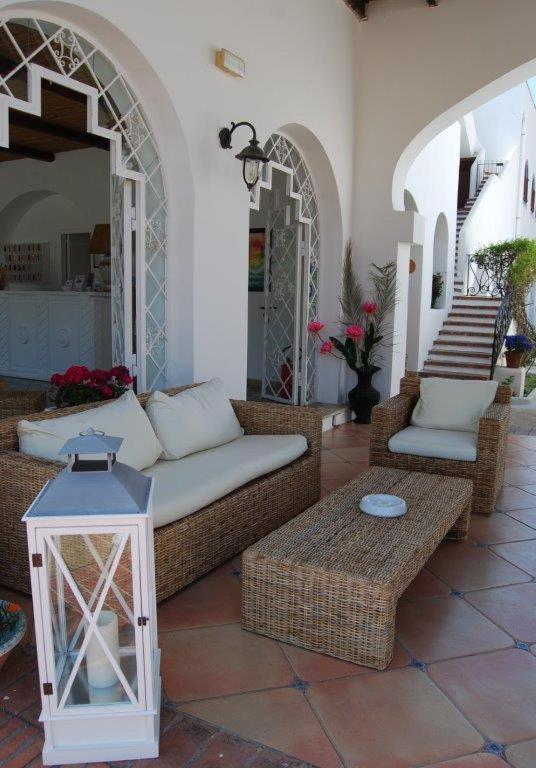 outdoor BBQ area