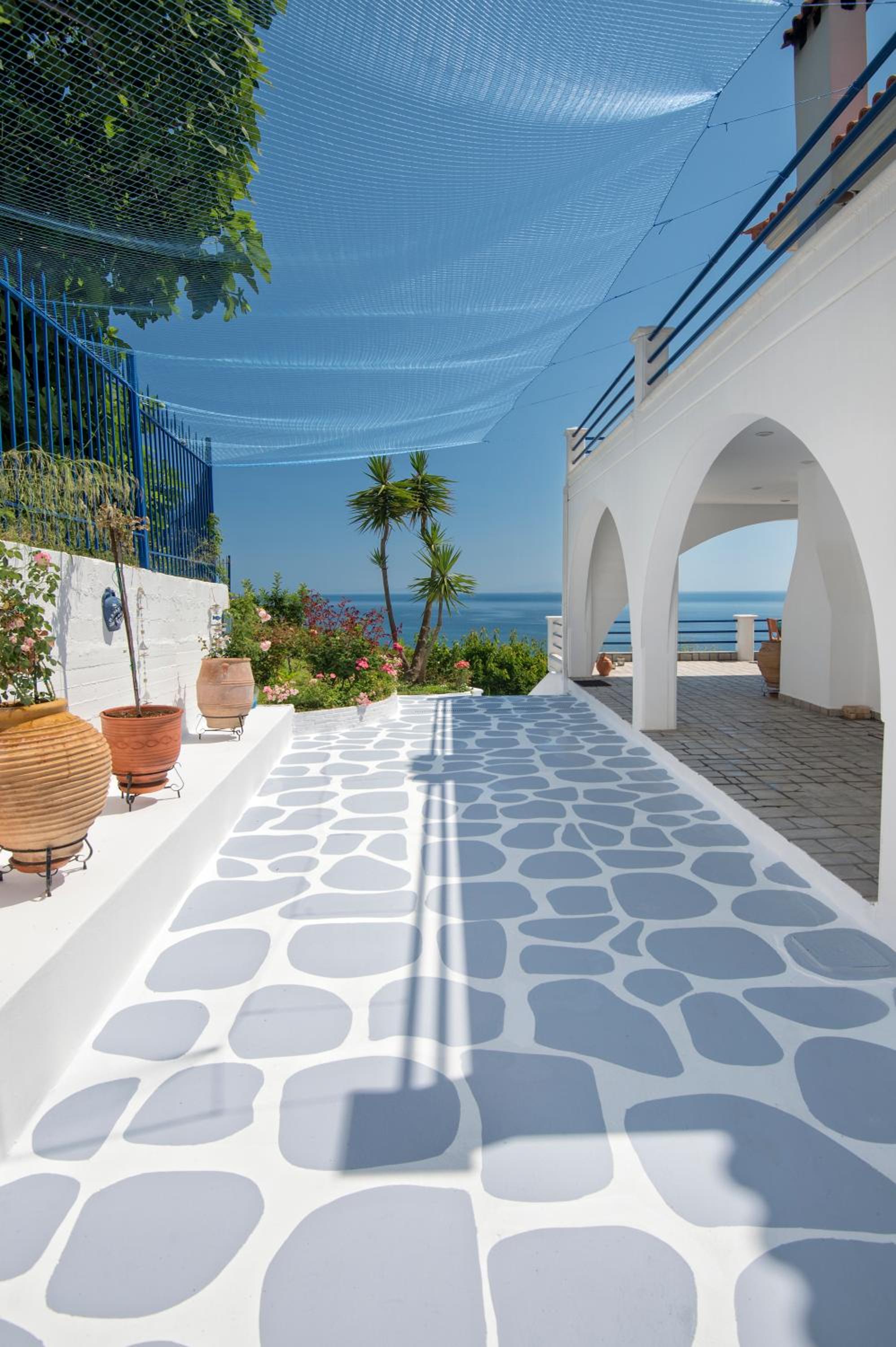 Blue Dream Villa Kymi Evia-Platana Village view 2