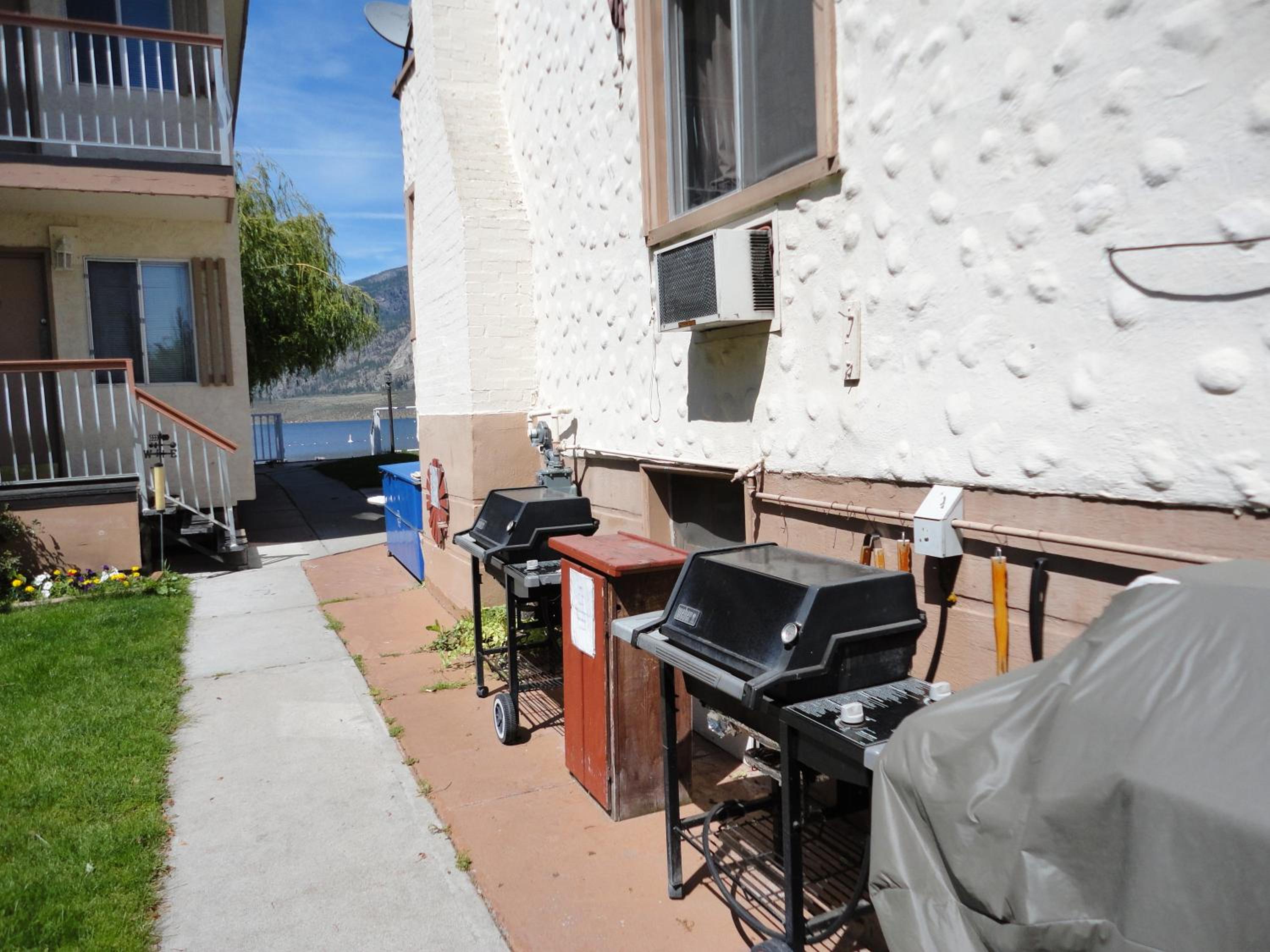 outdoor BBQ area