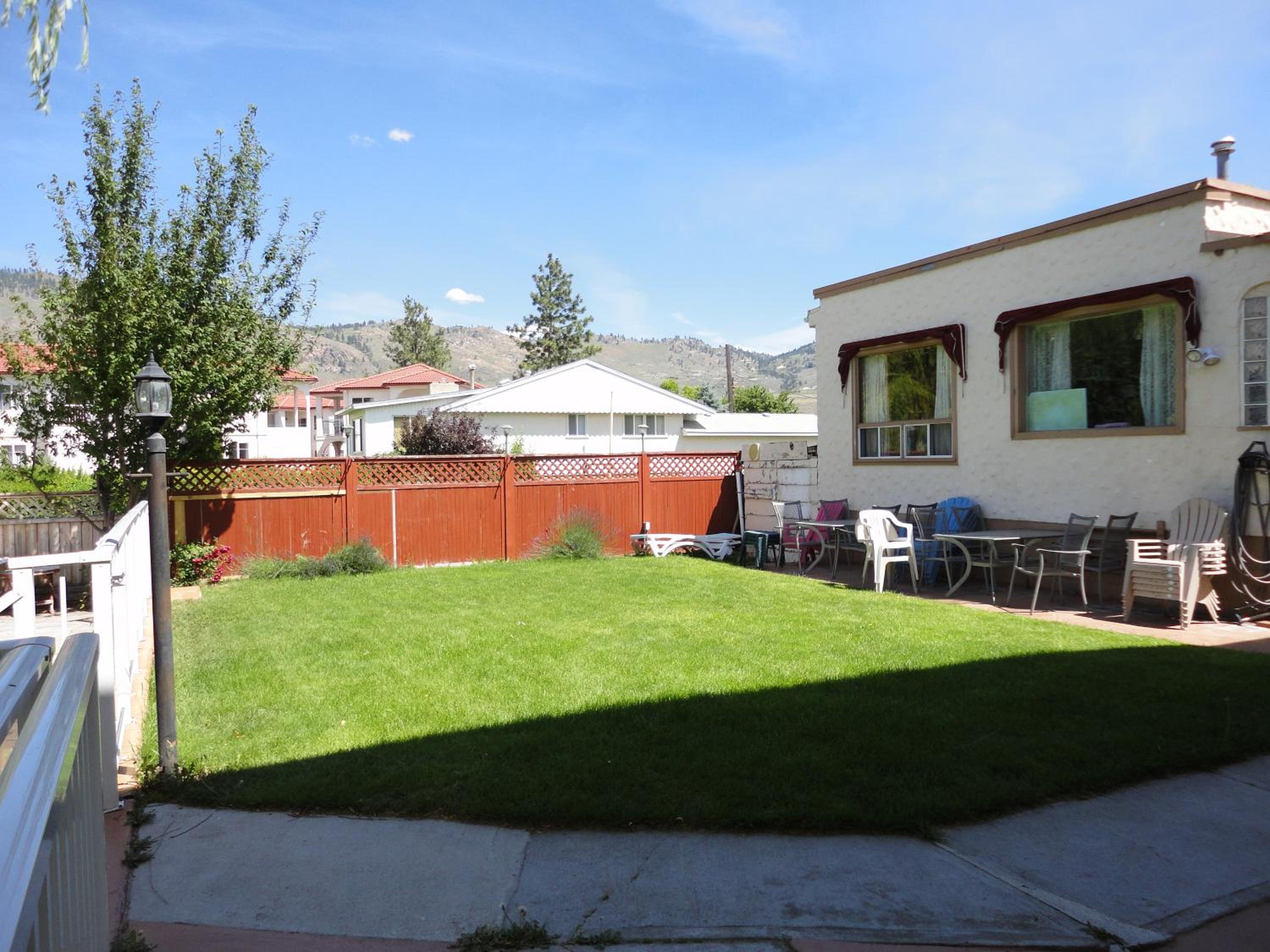 outdoor BBQ area