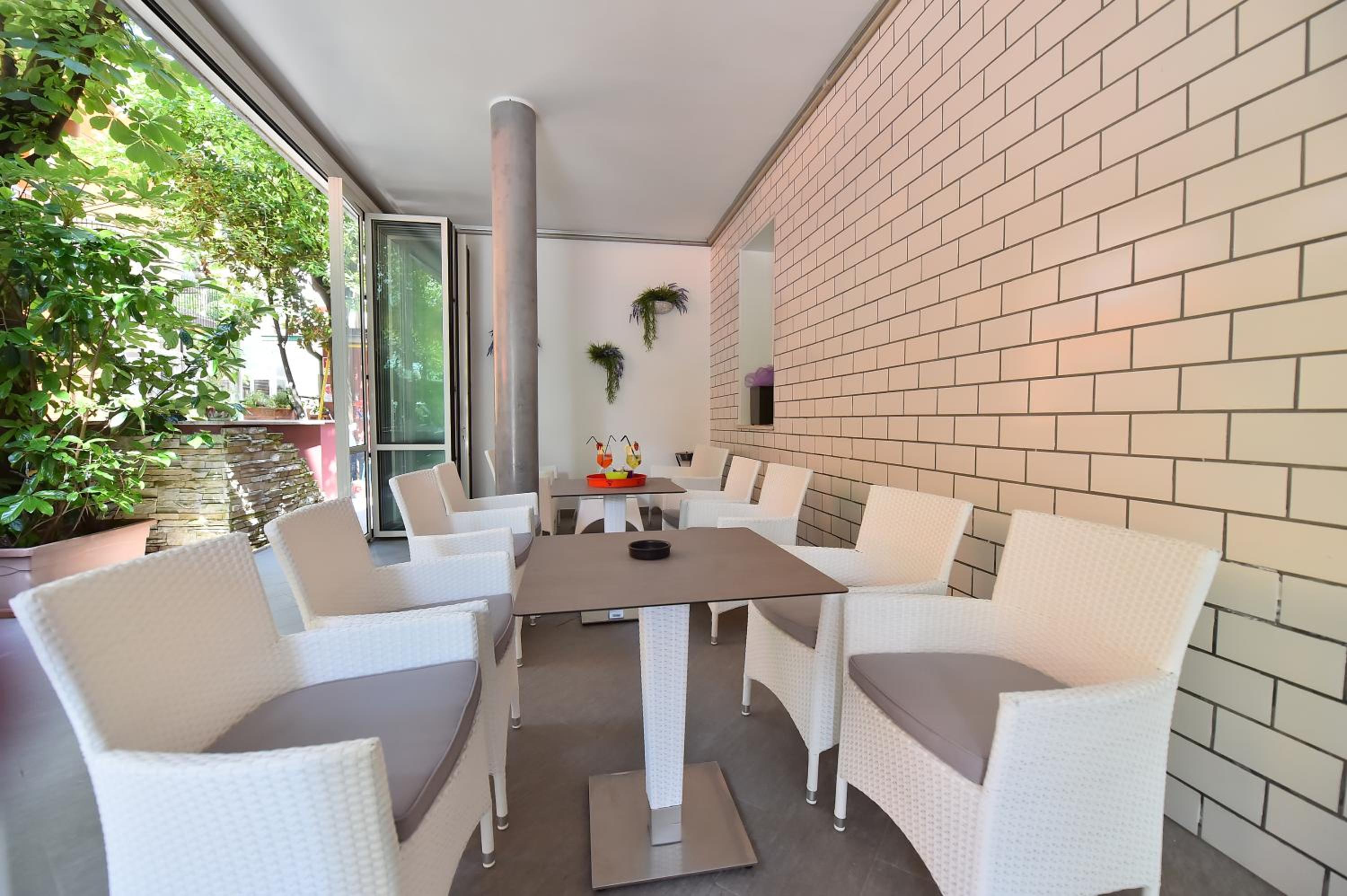 outdoor BBQ area