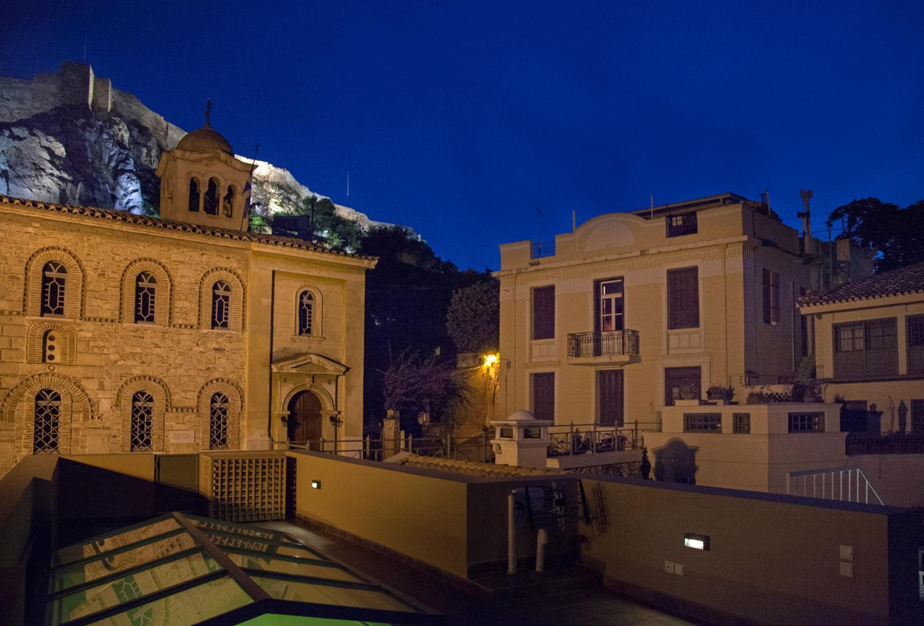 Tripodon Plaka In the shade of Acropolis by GHH