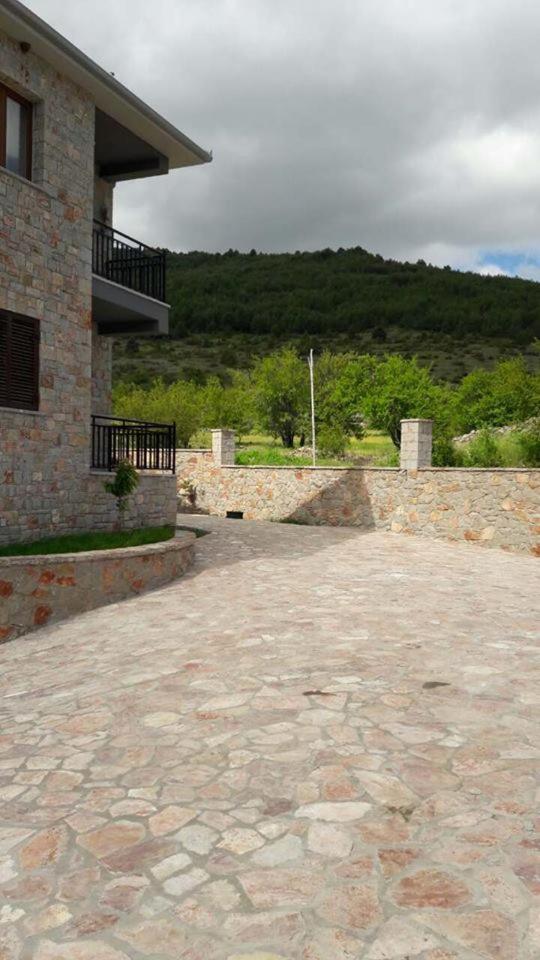 outdoor BBQ area
