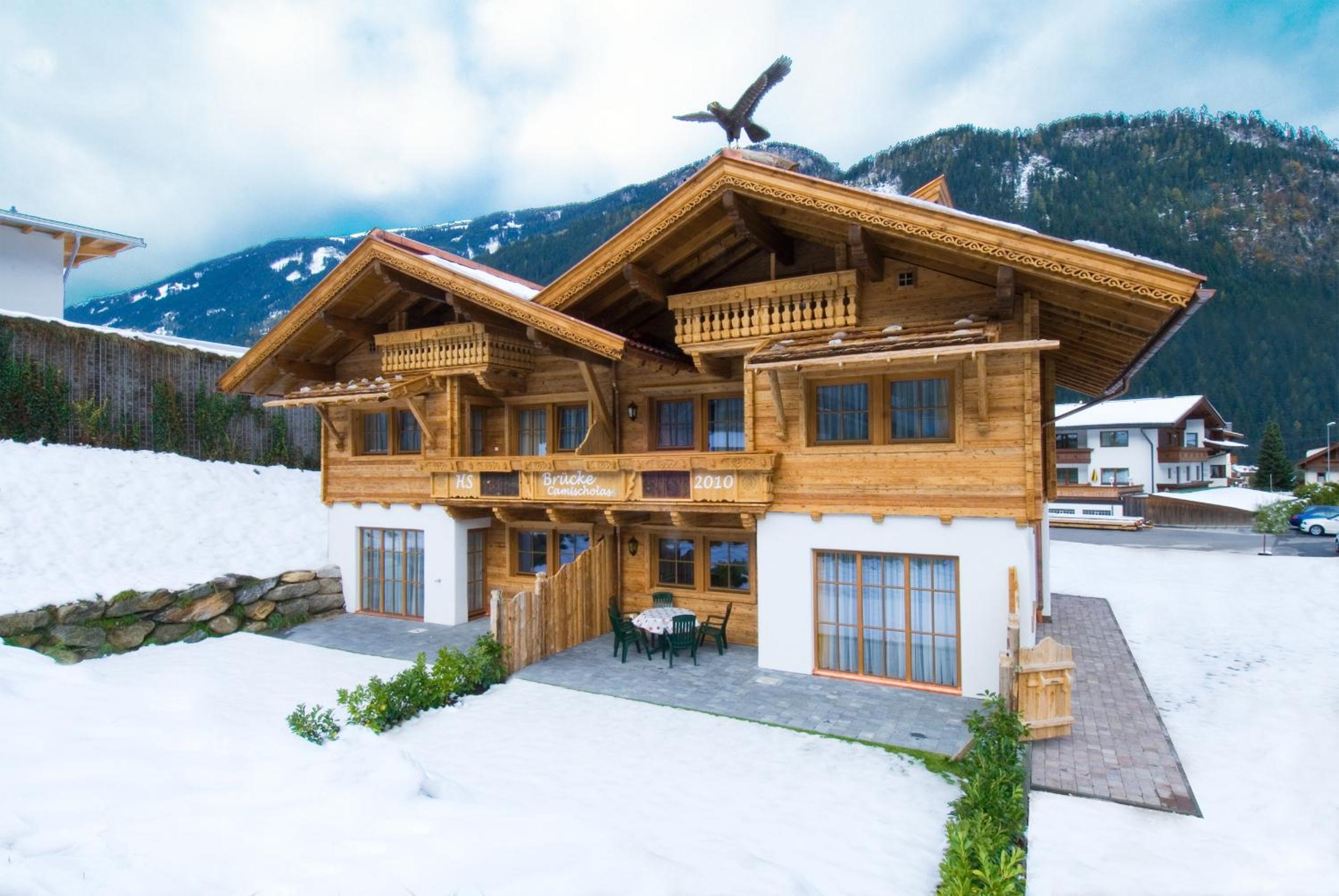 Alpenchalet Brücke