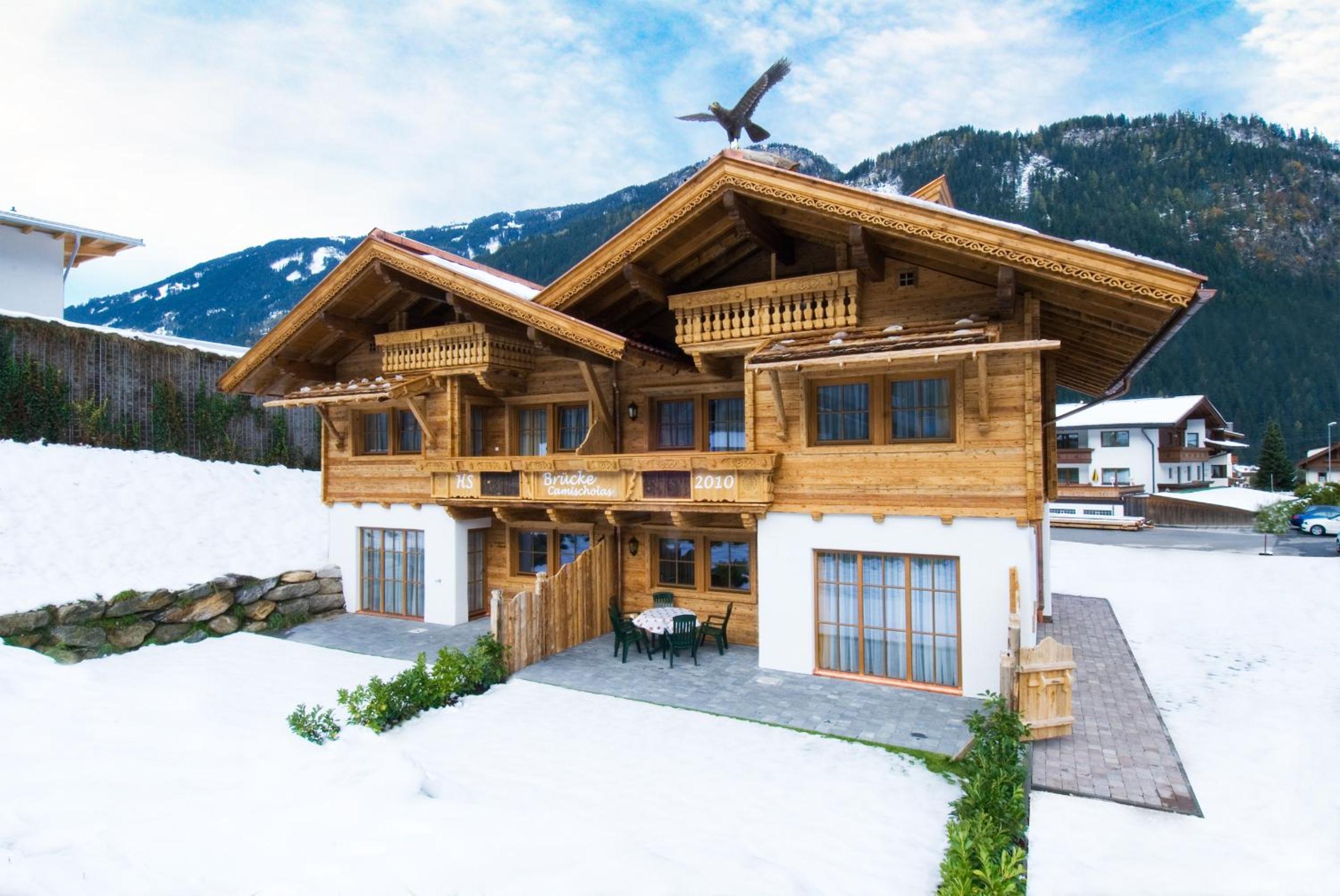 Alpenchalet Brücke