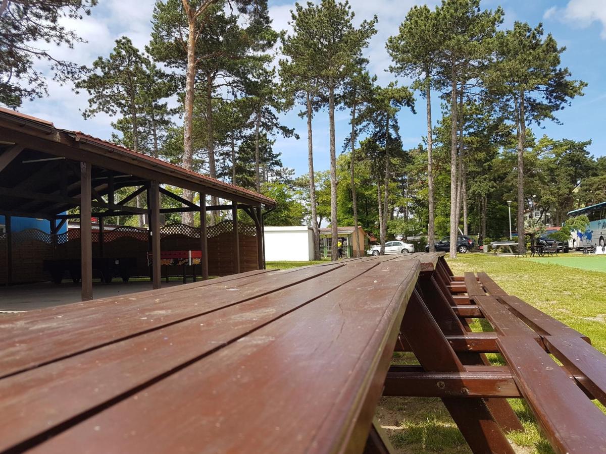 outdoor BBQ area