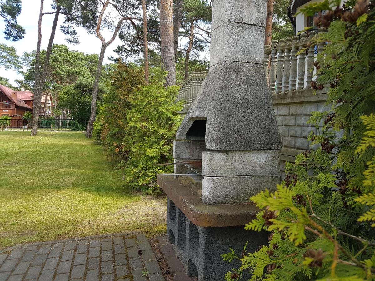 outdoor BBQ area