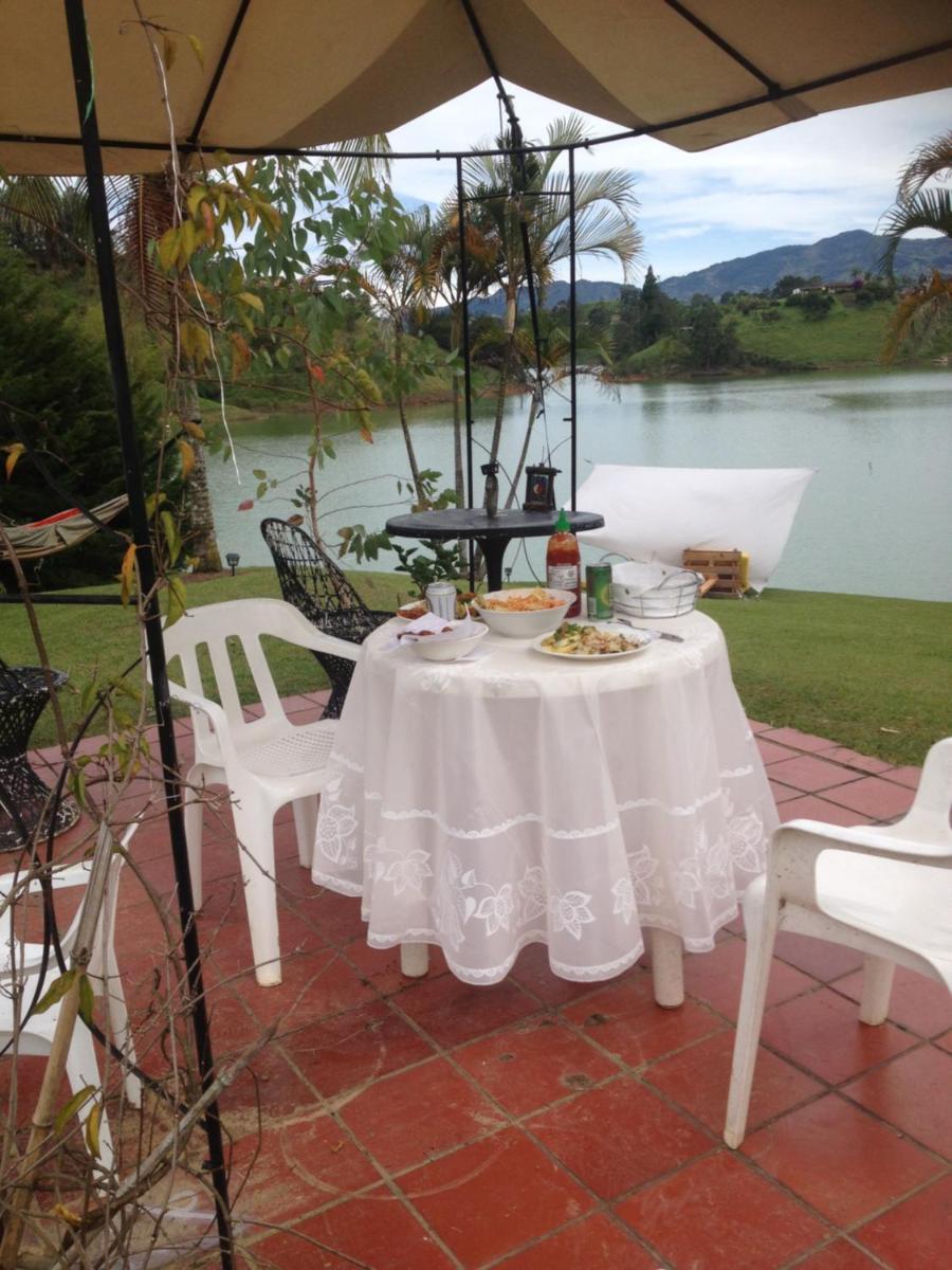 outdoor BBQ area