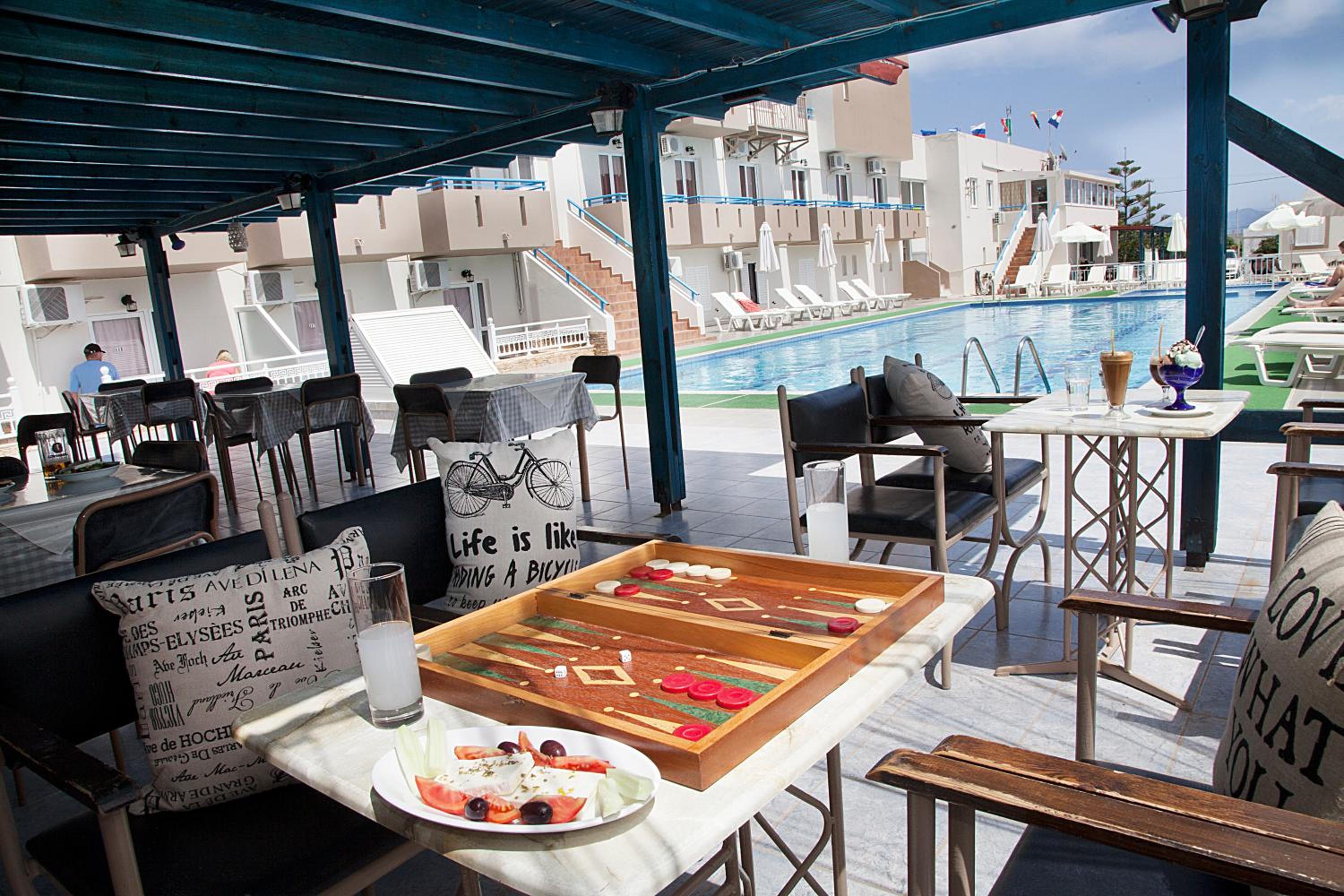 outdoor BBQ area