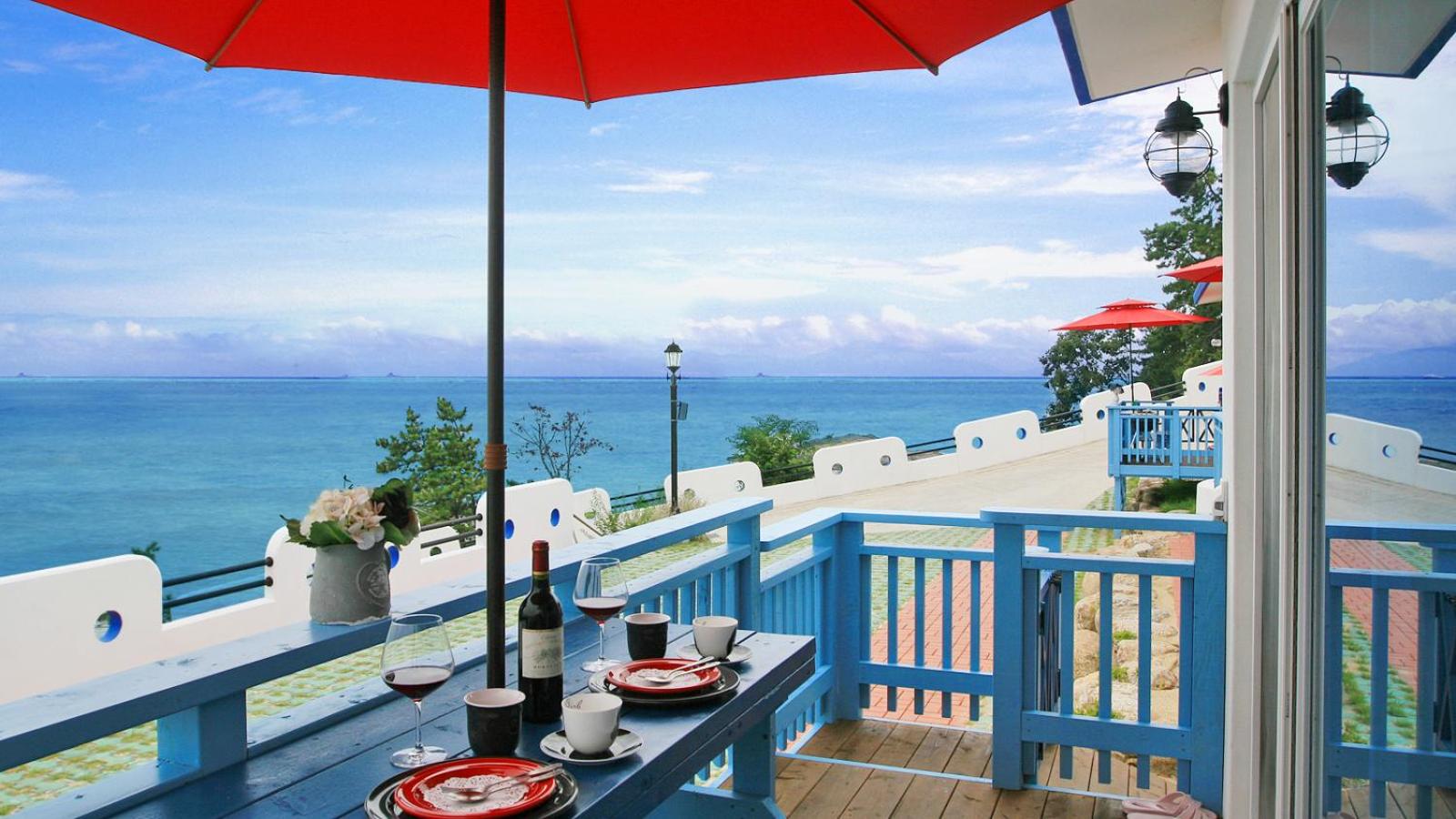 Blue & White Pension