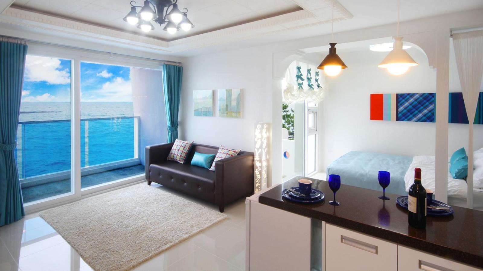 Blue & White Pension