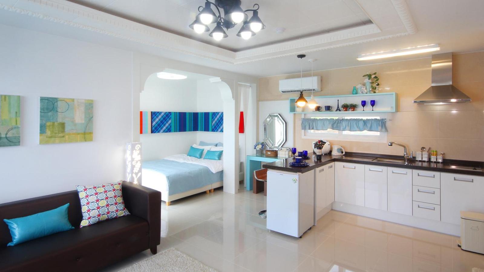 Blue & White Pension