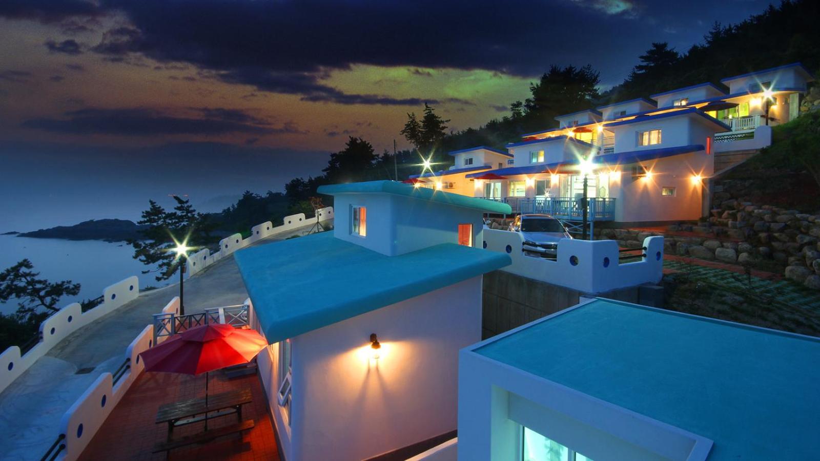 Blue & White Pension