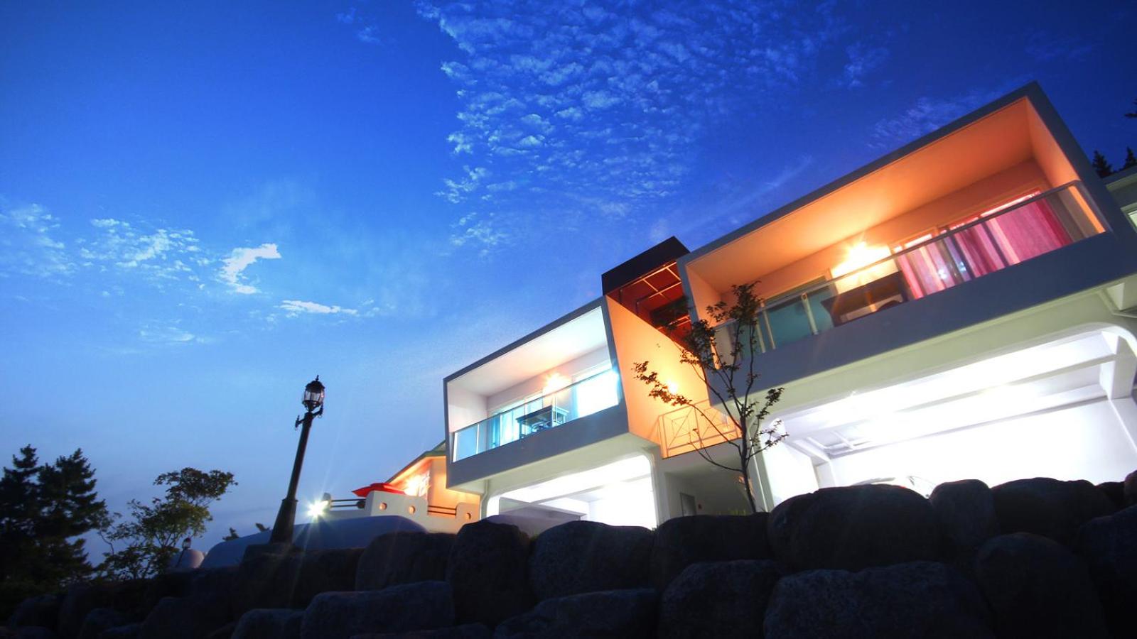 Blue & White Pension