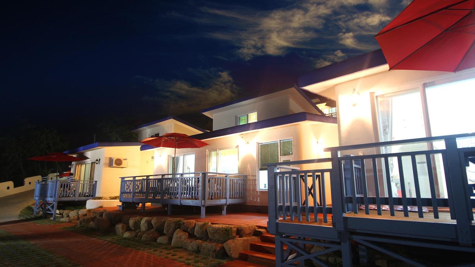 Blue & White Pension