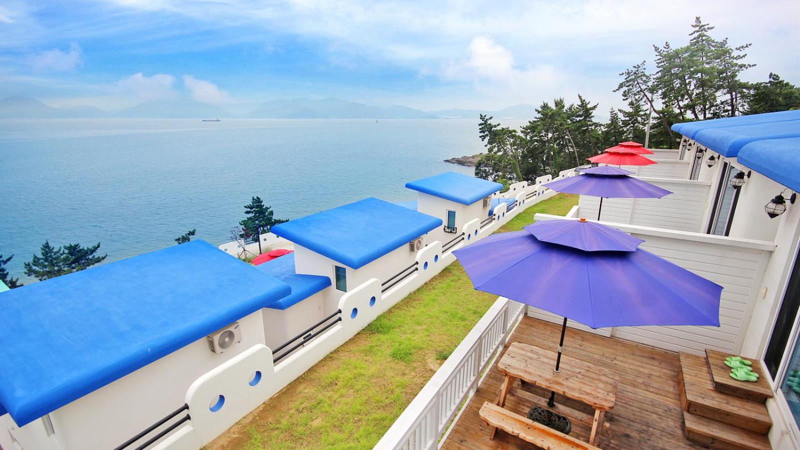 Blue & White Pension