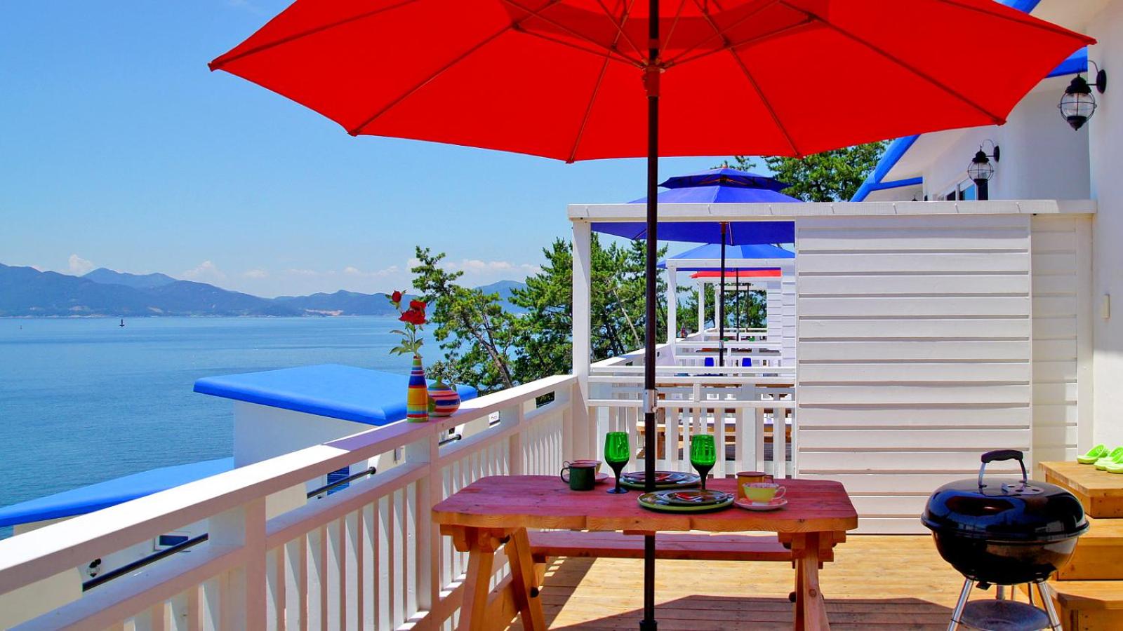 Blue & White Pension