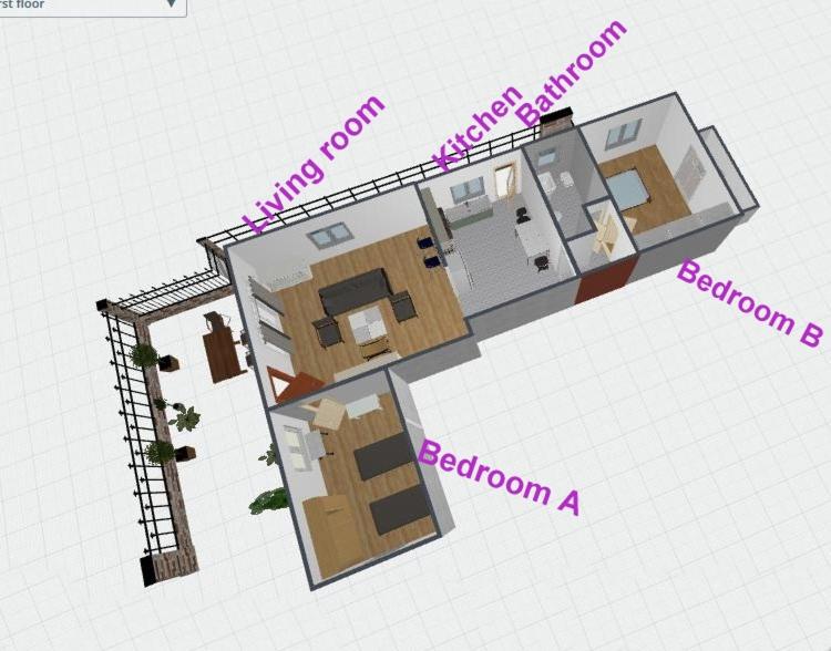 Affordable luxury garden apartment