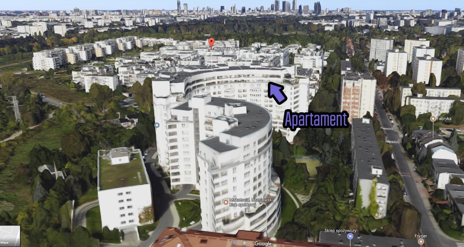 Walk distance to mokotow business park
