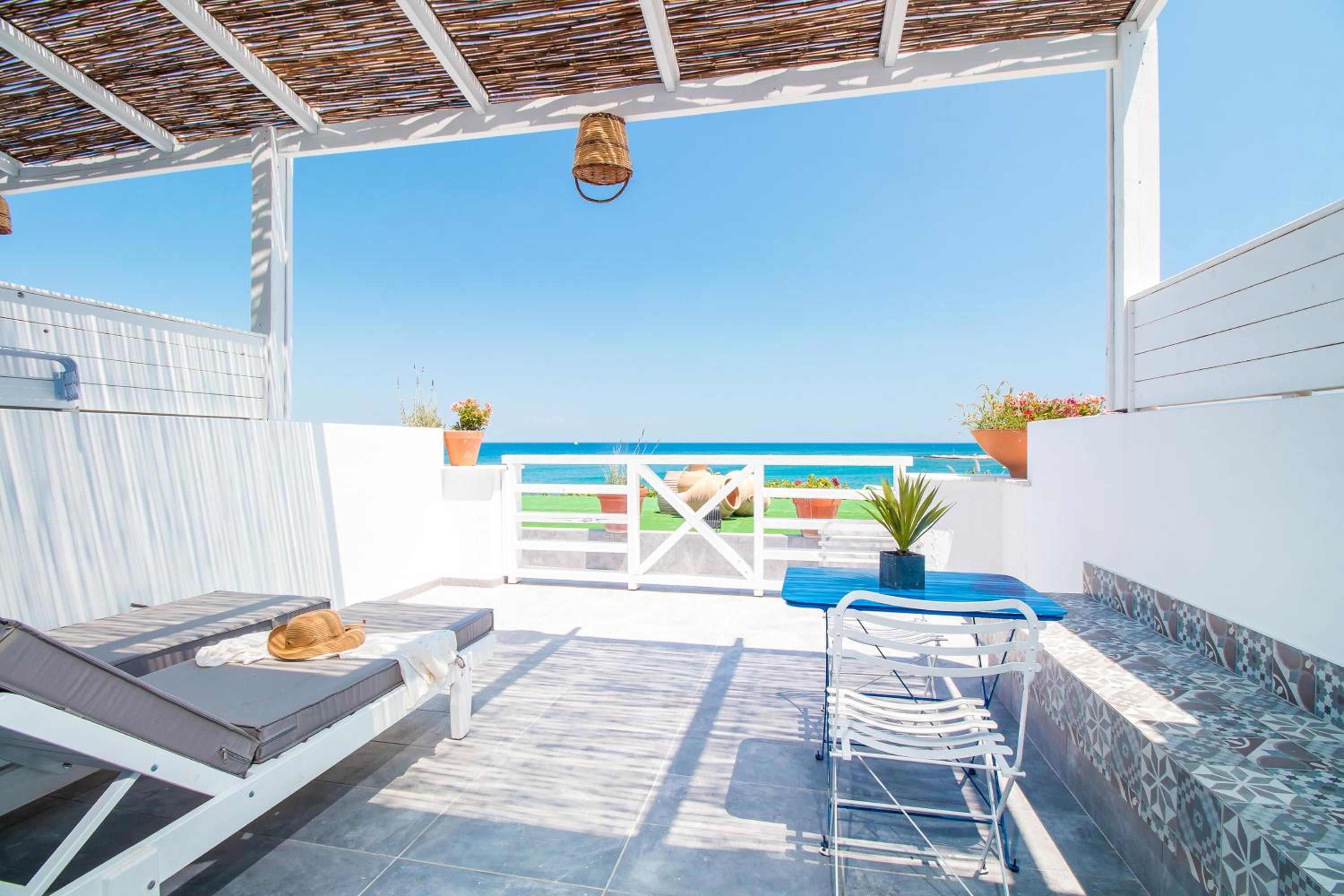 outdoor BBQ area
