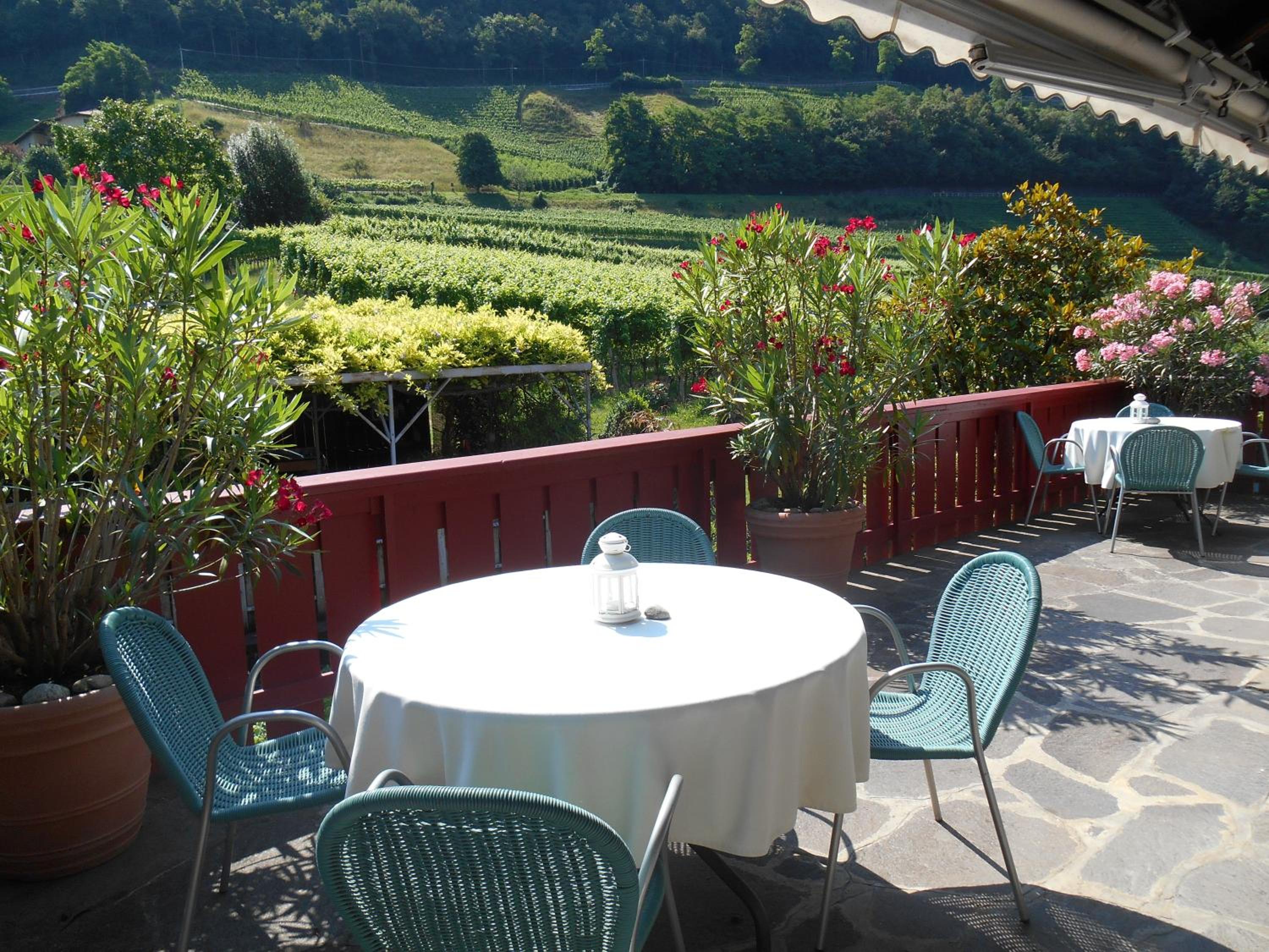 outdoor BBQ area
