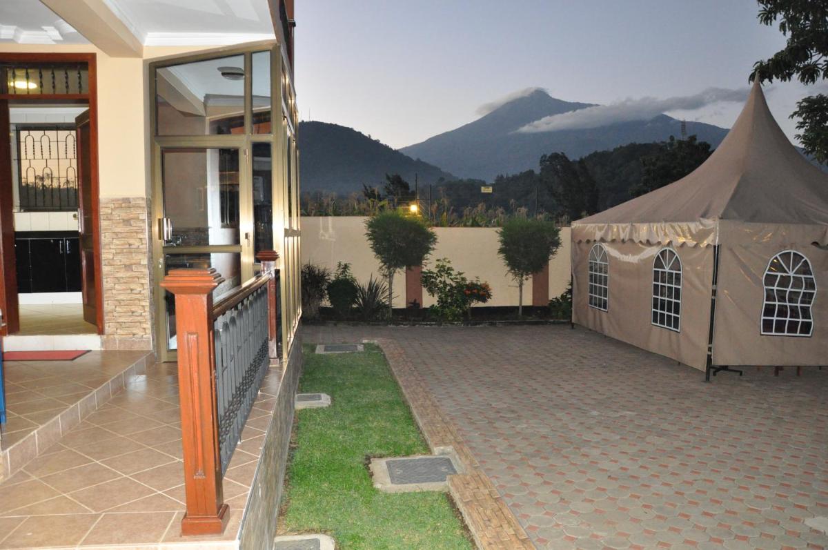 outdoor BBQ area