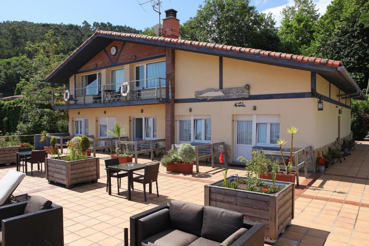 outdoor BBQ area