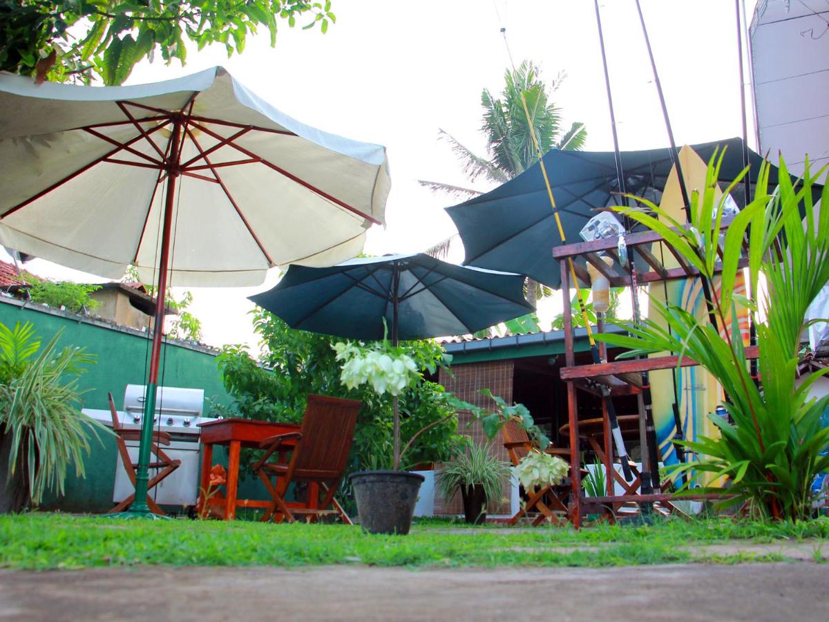 outdoor BBQ area