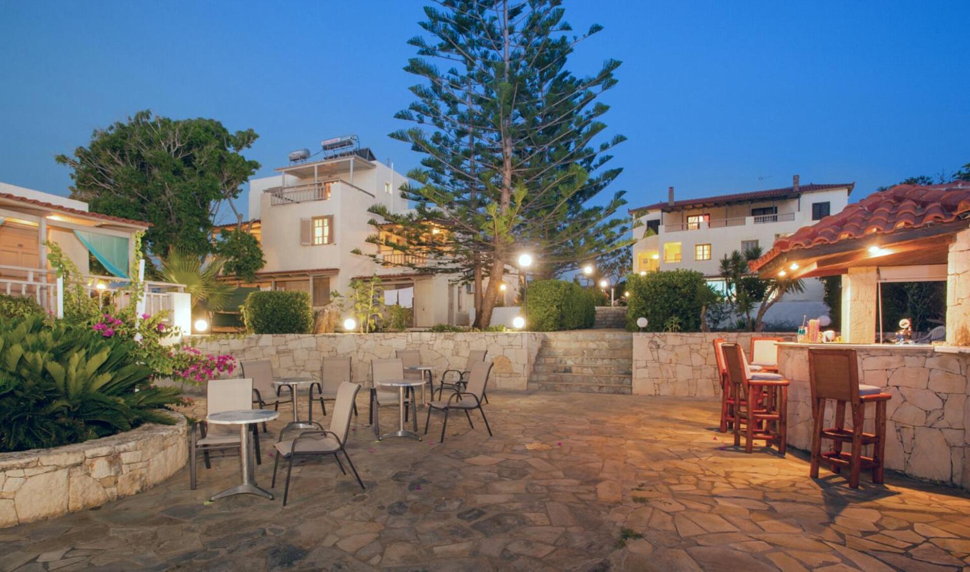 outdoor BBQ area