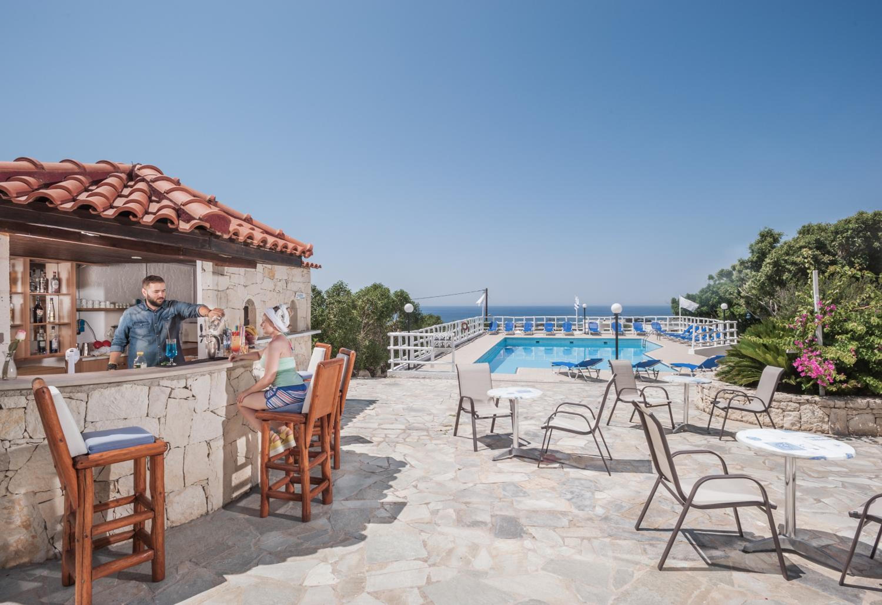outdoor BBQ area