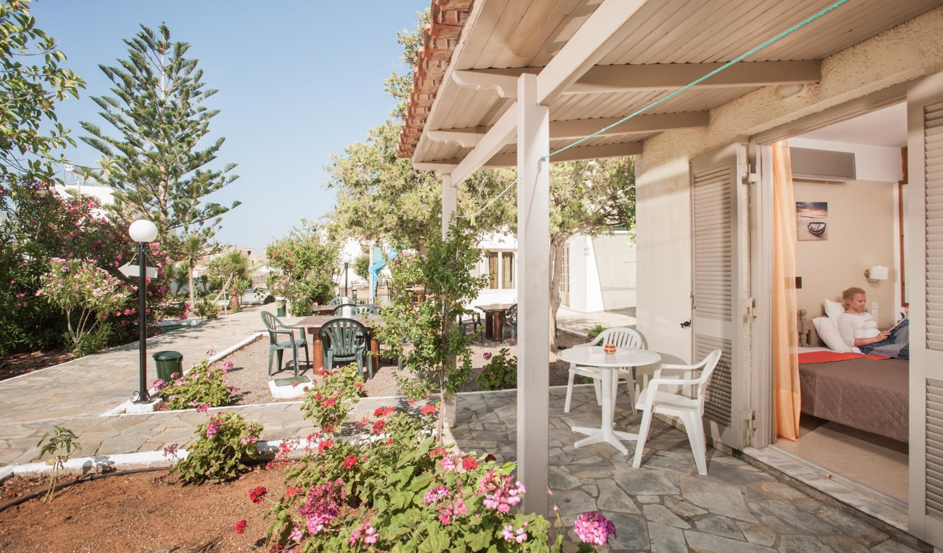 outdoor BBQ area