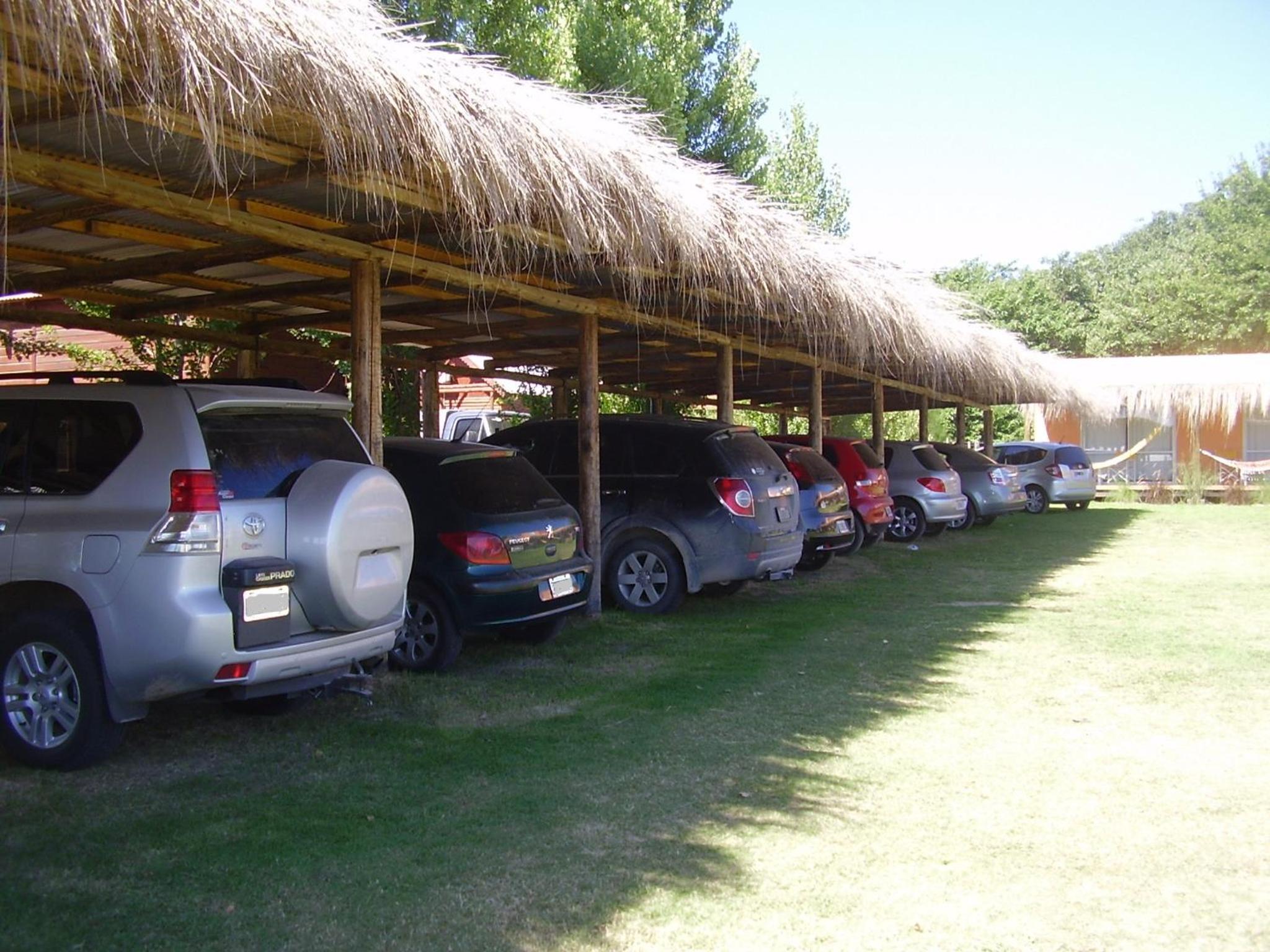 outdoor BBQ area