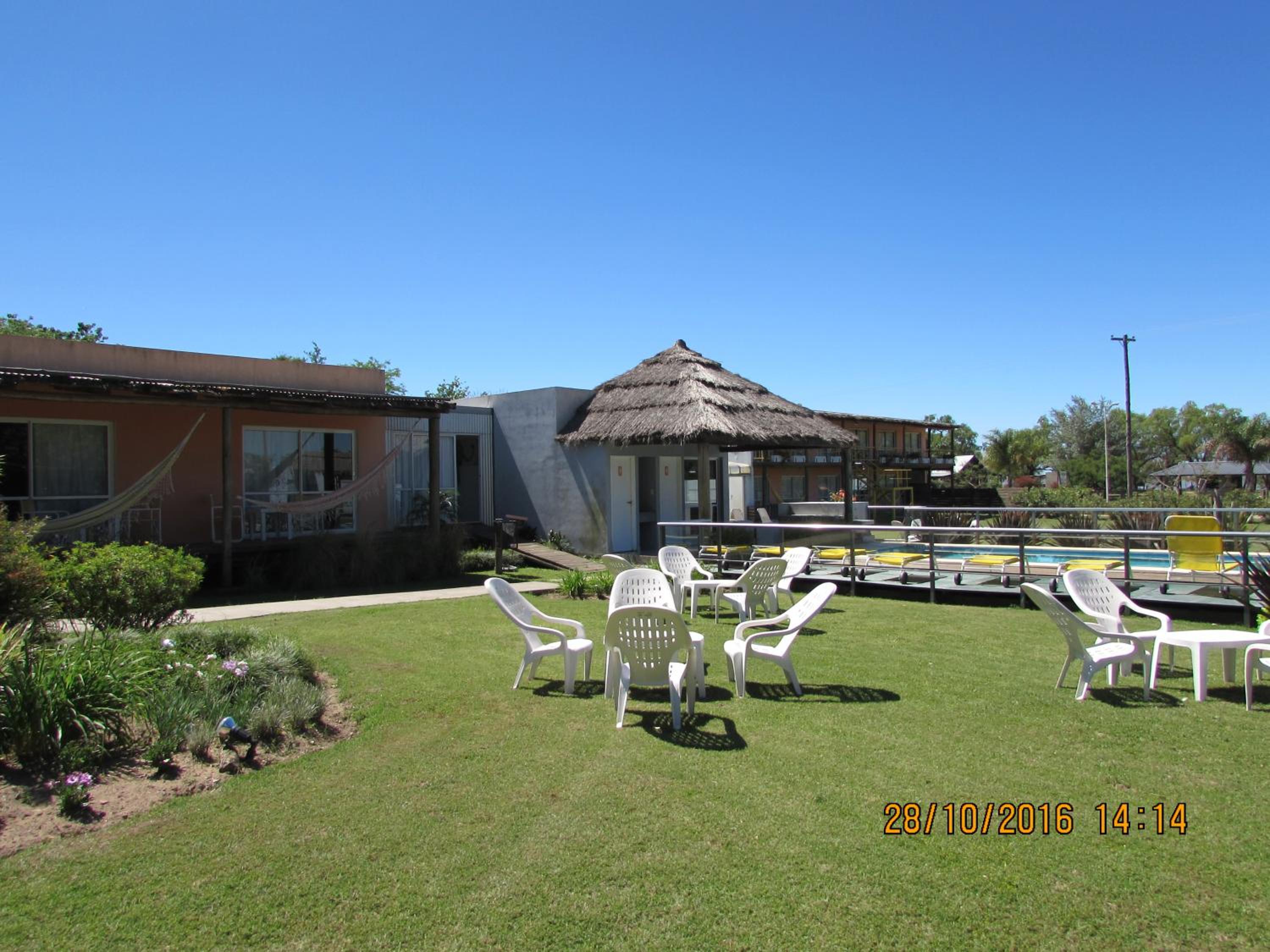 outdoor BBQ area