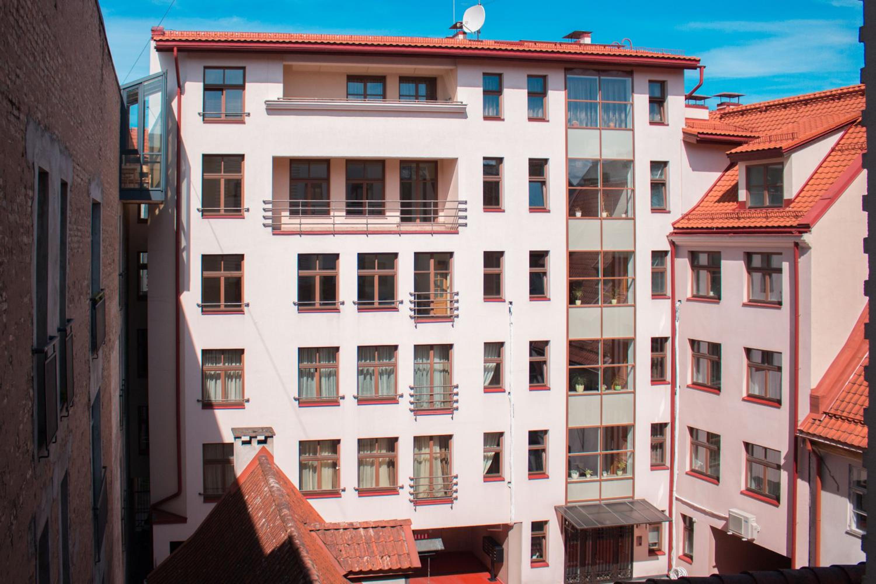 Old Riga terrace apartment view 5
