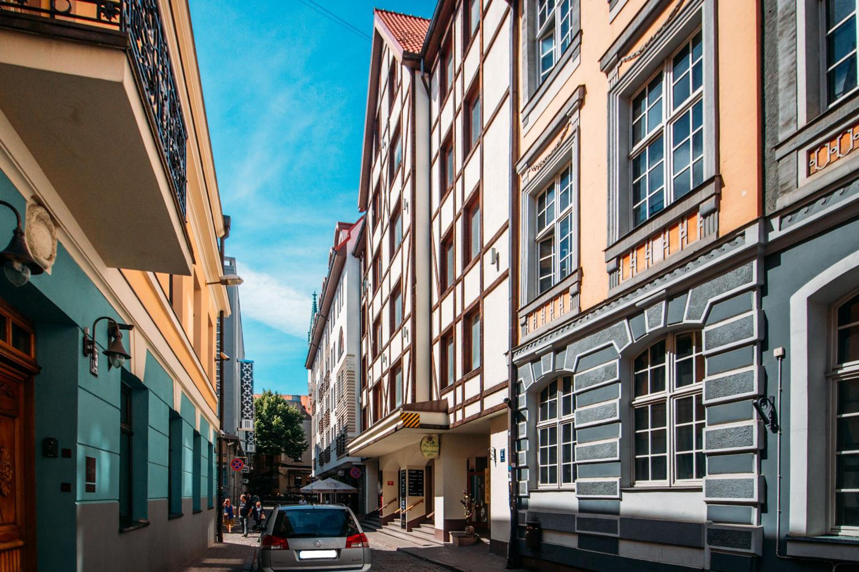 Old Riga terrace apartment view 3