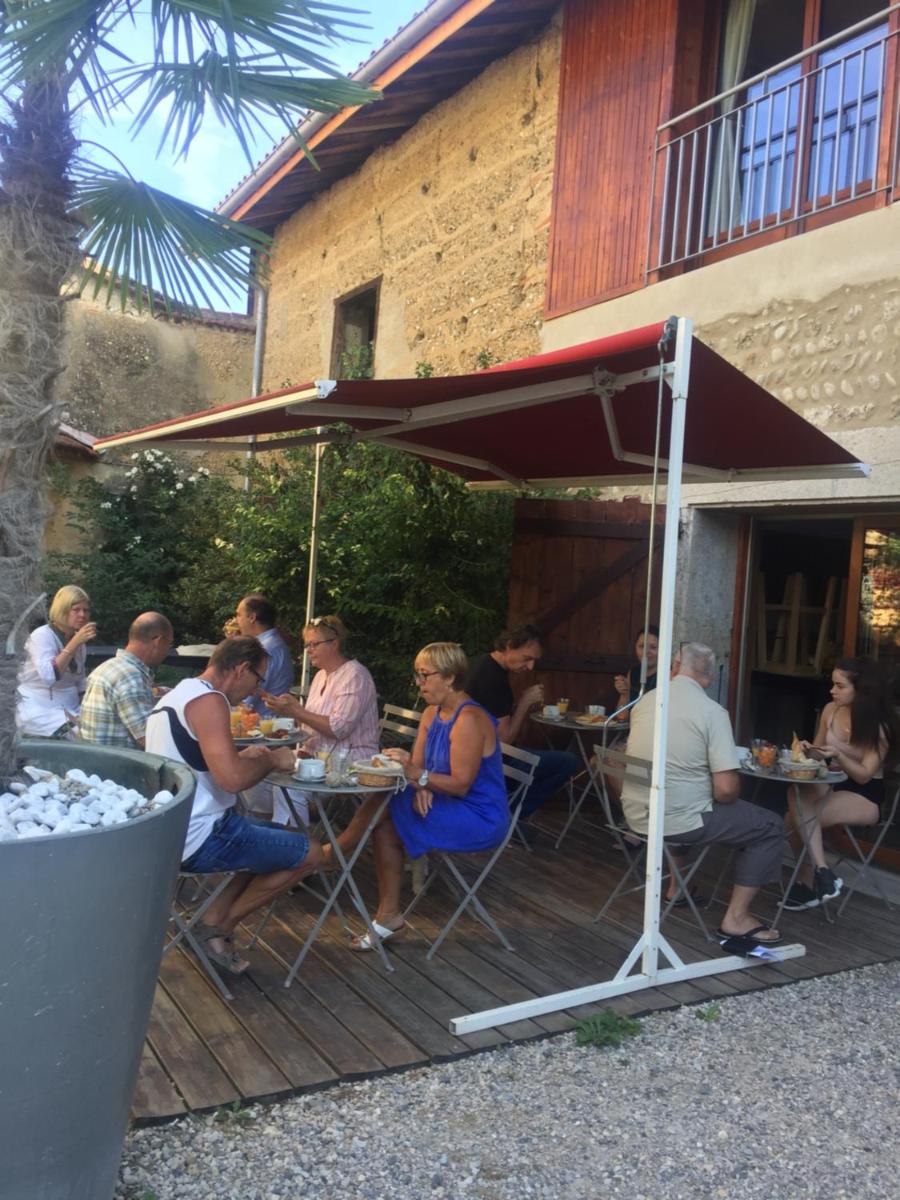 outdoor BBQ area