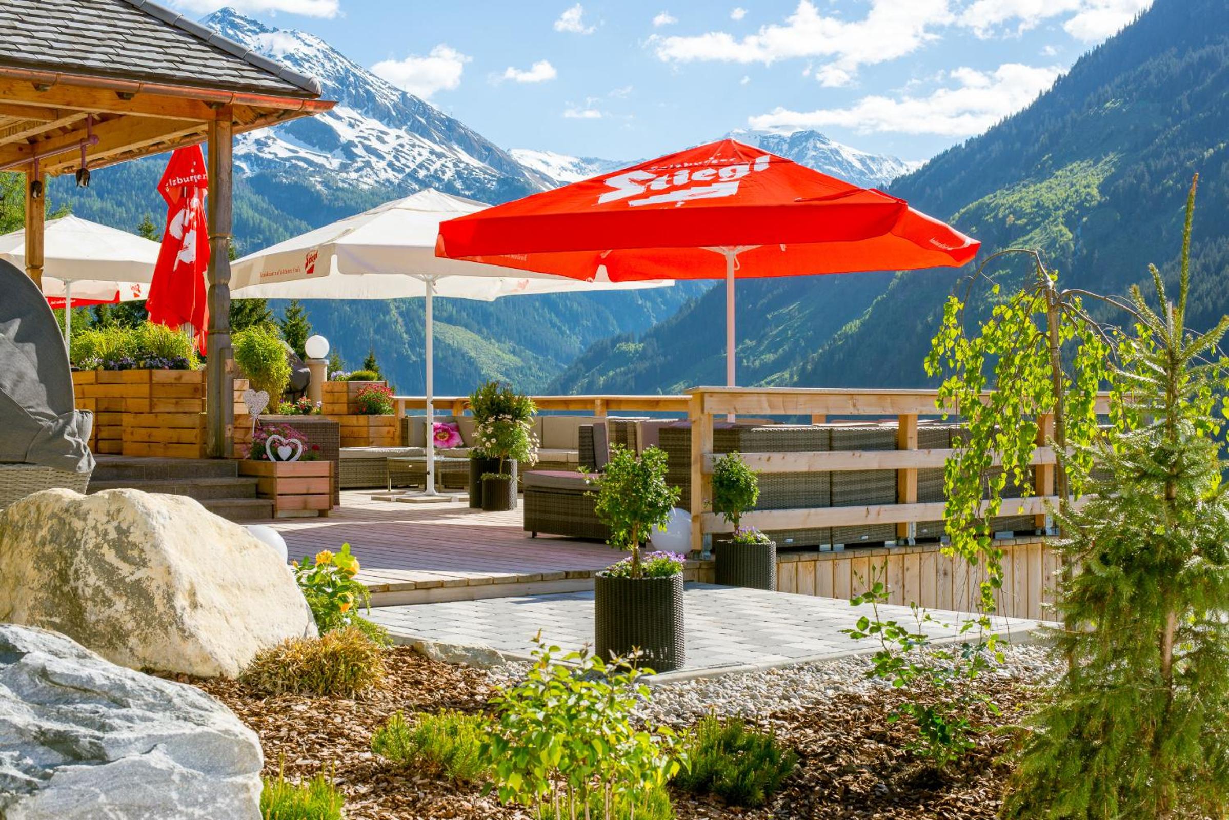 outdoor BBQ area