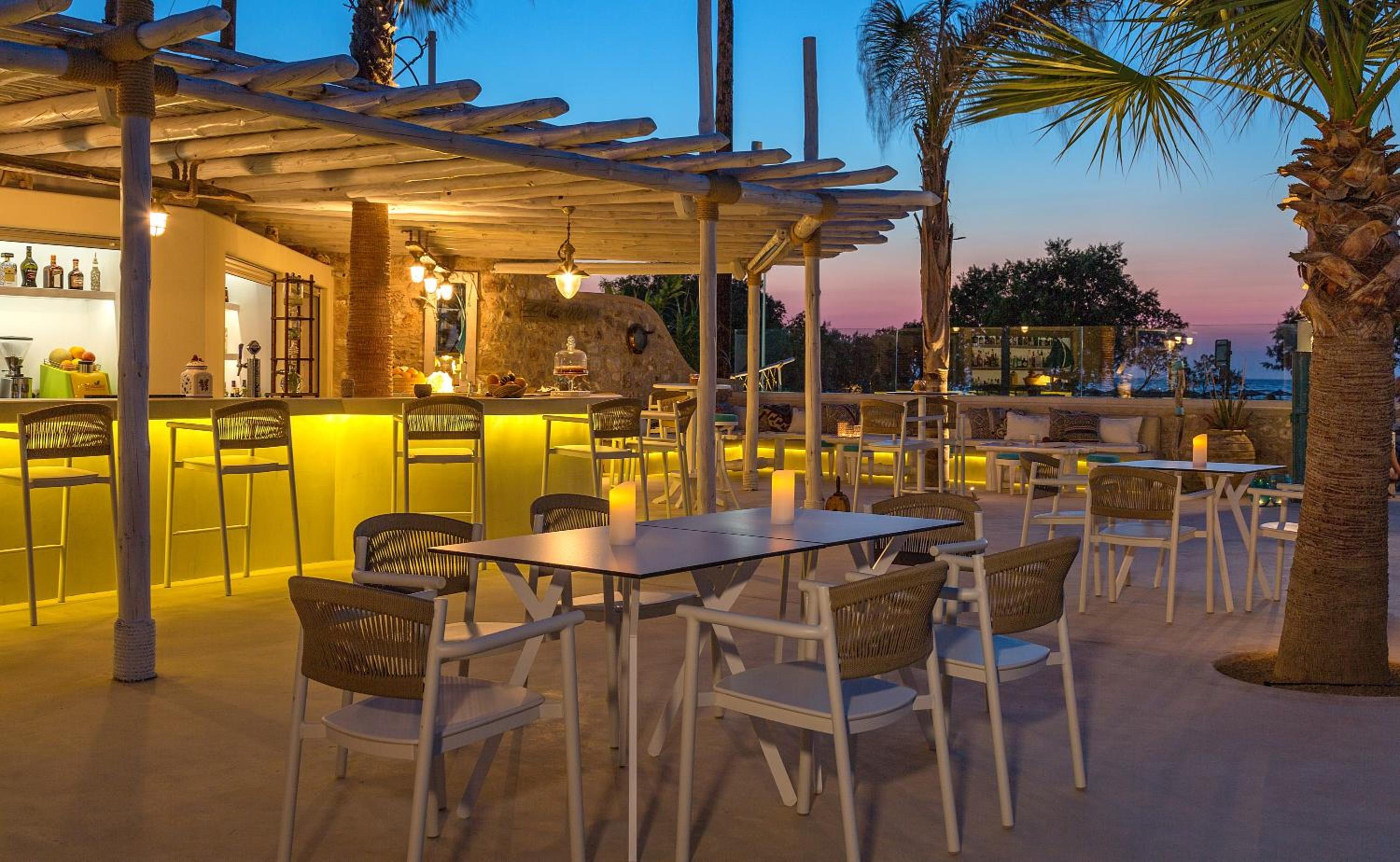 outdoor BBQ area