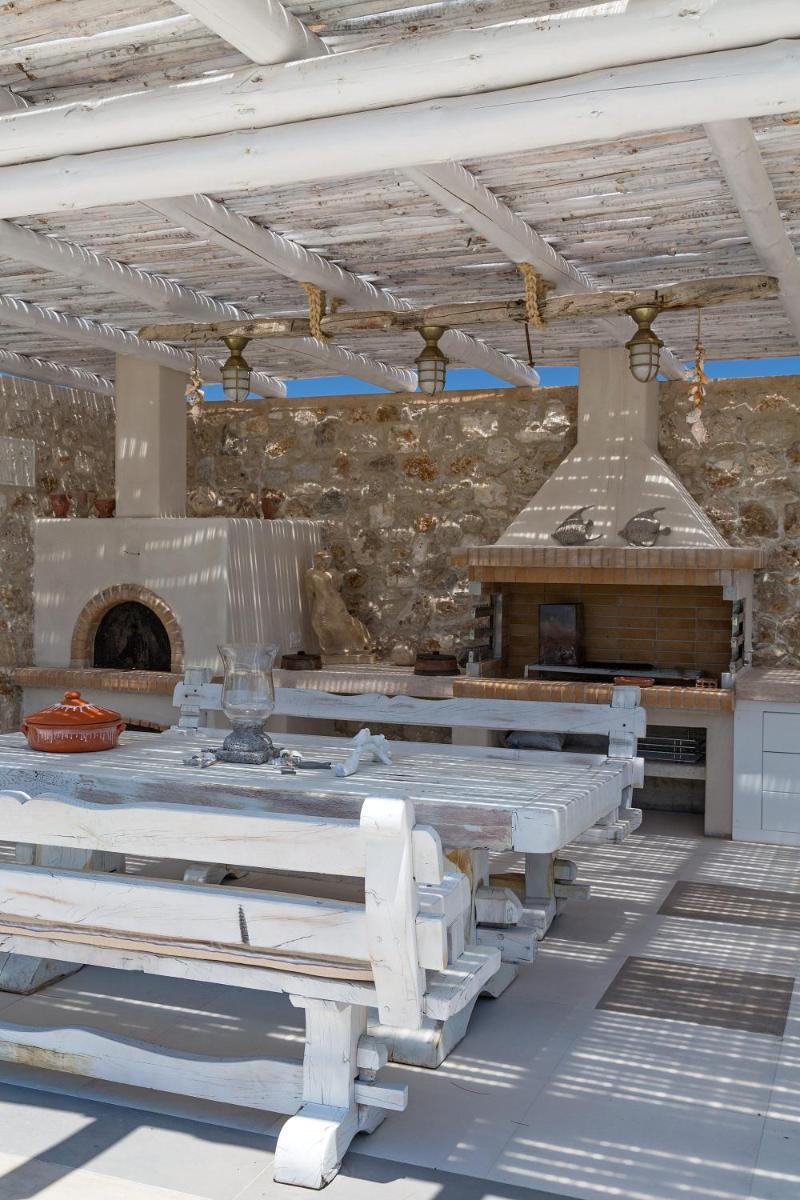 outdoor BBQ area